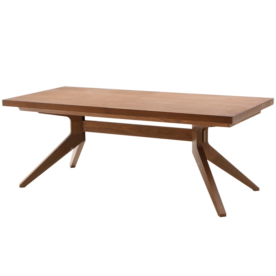 Walnut "Cross Extension Table" by Matthew Hilton for Case