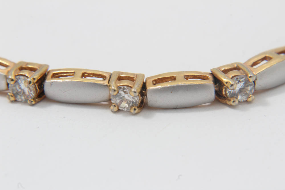 Gold-Tone Costume Jewelry Bracelet