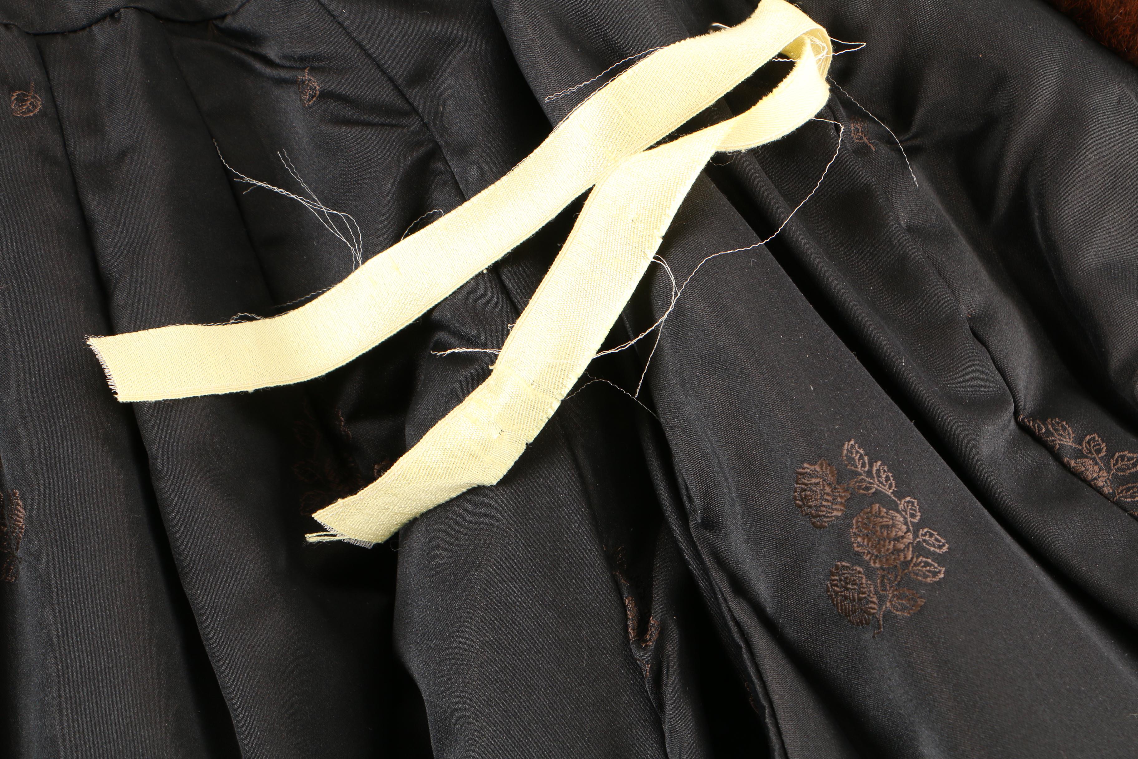 Women's Brehm Furs Mink Fur Open Front Jacket with Shawl Collar, Vintage