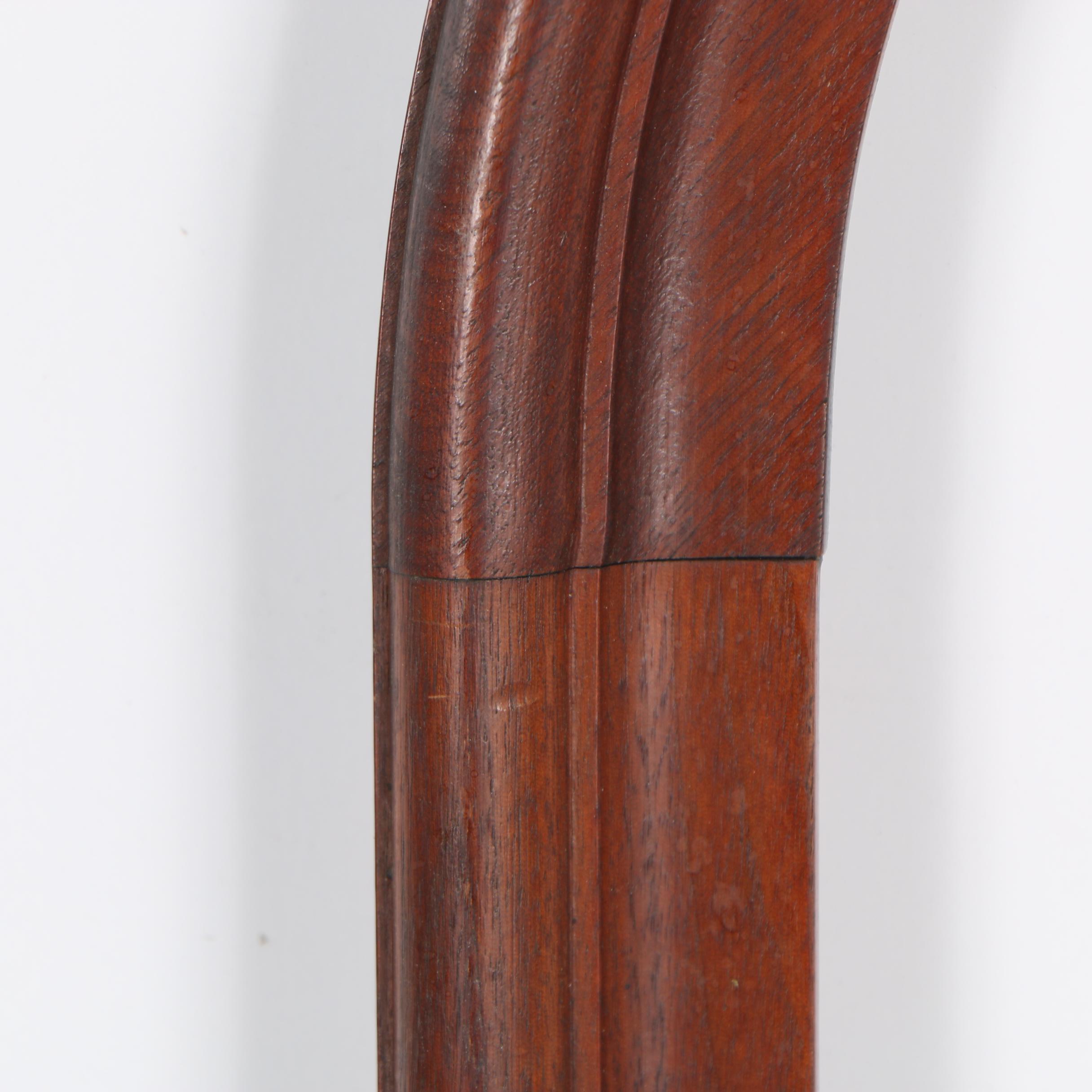 Mahogany Stained Arched Picture Frame, Early 20th Century