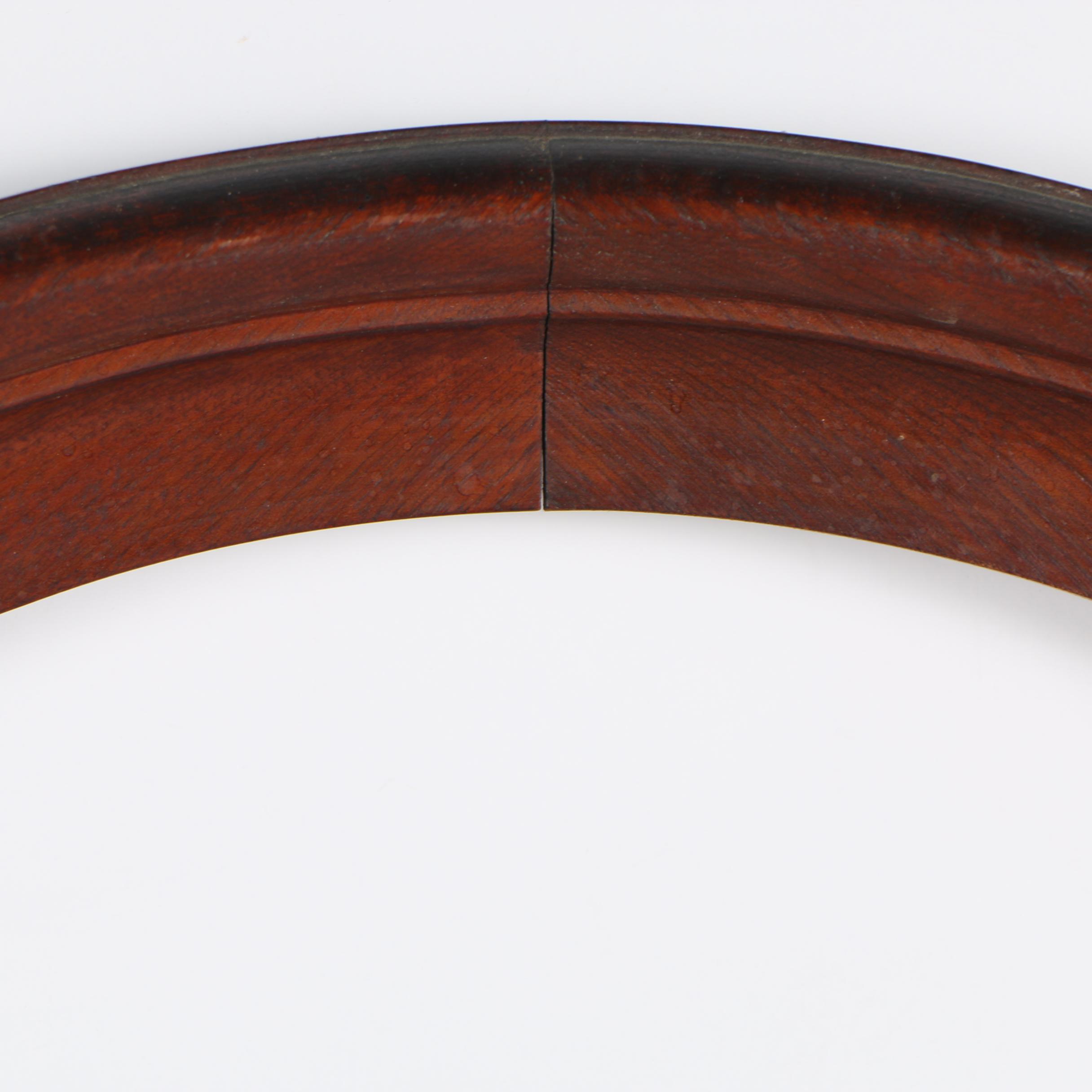 Mahogany Stained Arched Picture Frame, Early 20th Century