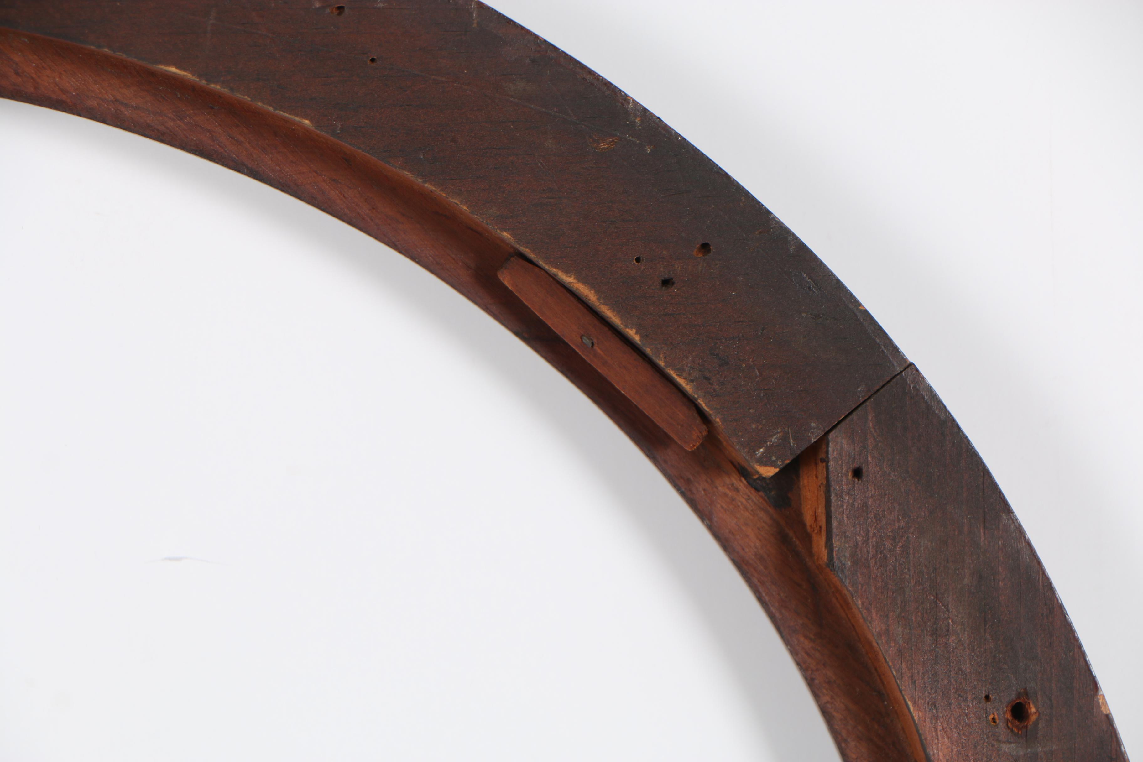 Mahogany Stained Arched Picture Frame, Early 20th Century