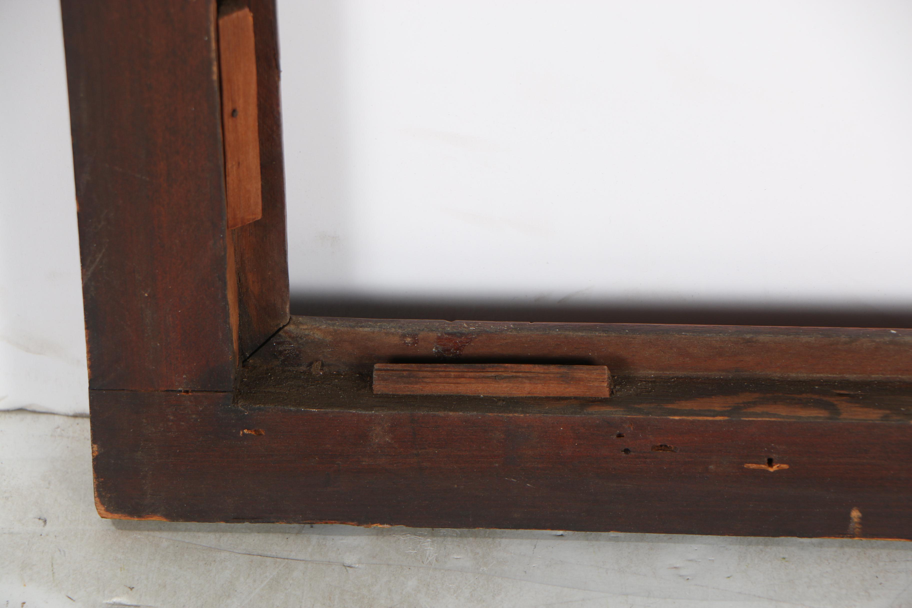 Mahogany Stained Arched Picture Frame, Early 20th Century