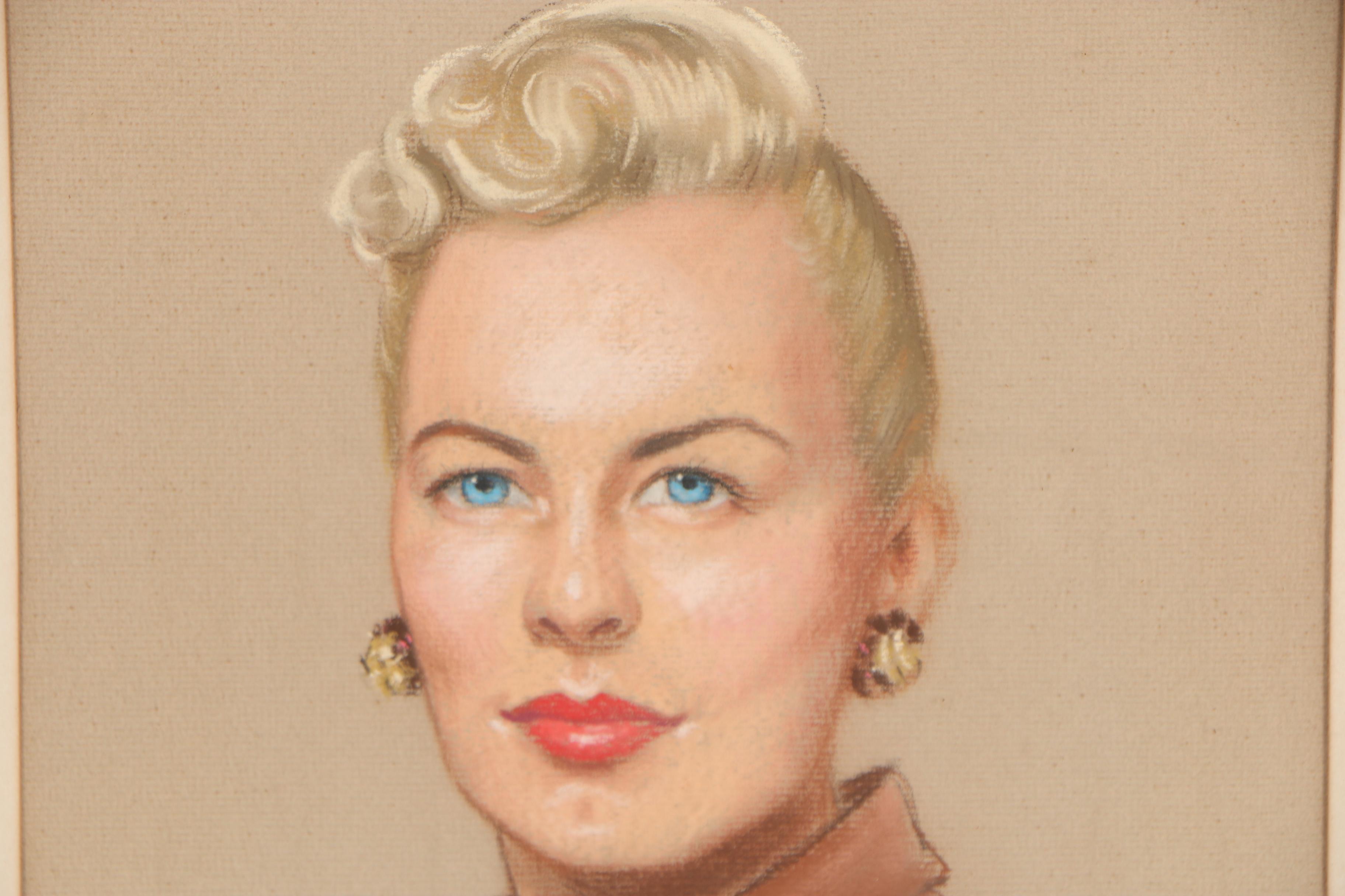 Peggy Zangerle Pastel Portrait Drawing