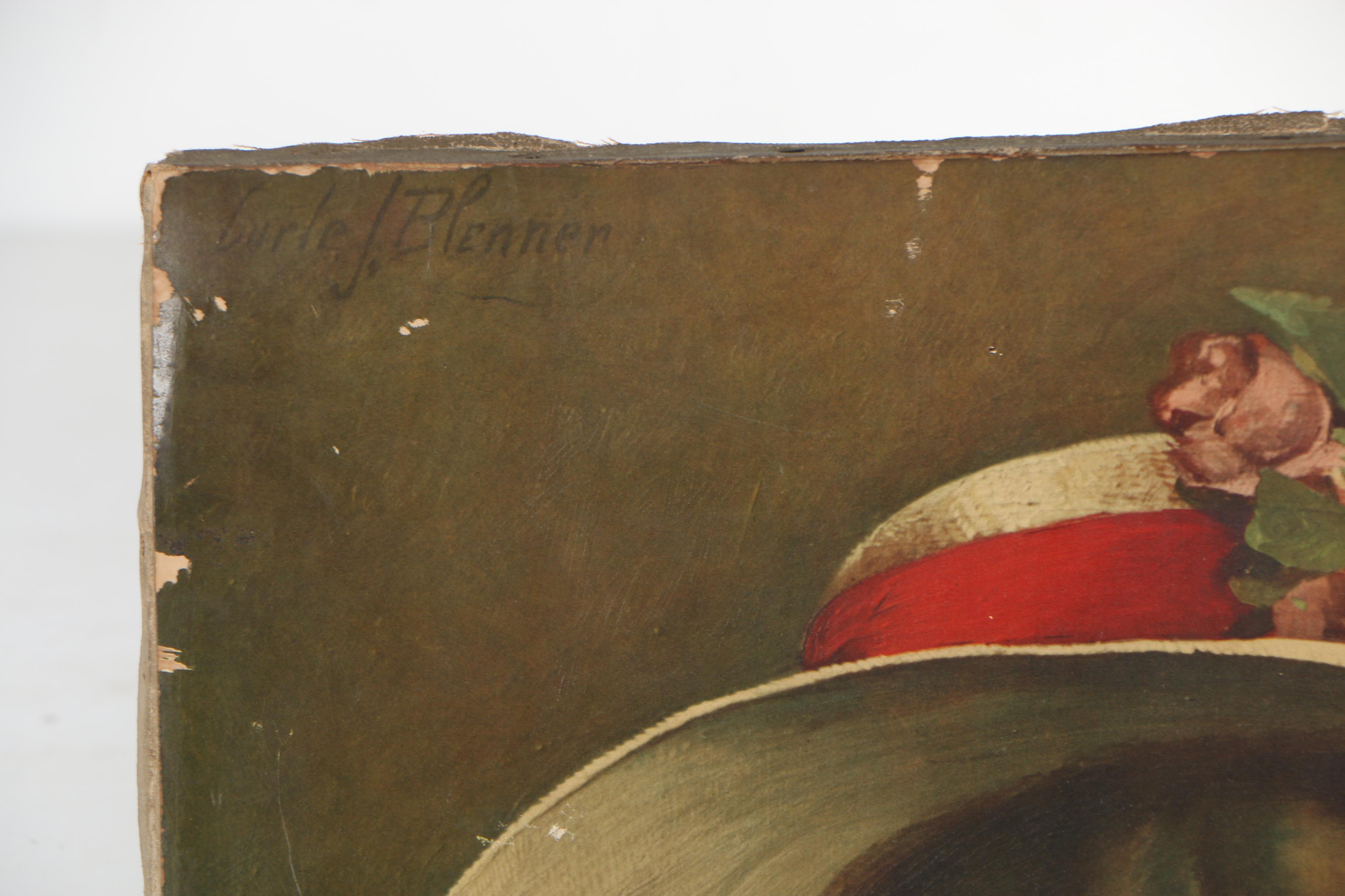 Chromolithograph after Carle J. Blenner Portrait of a Young Lady