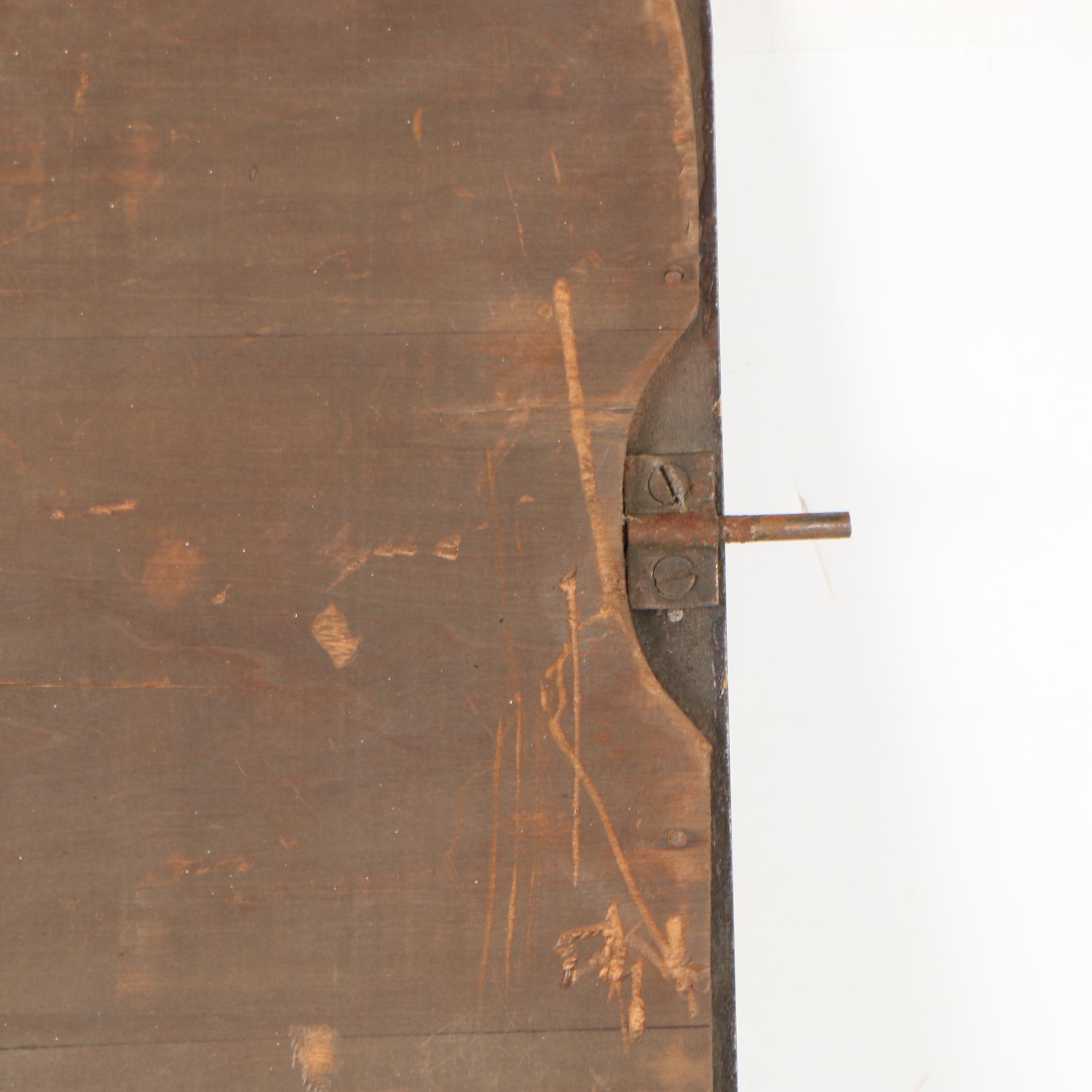 Late Victorian Style Oak Framed Dresser Mirror, 20th Century