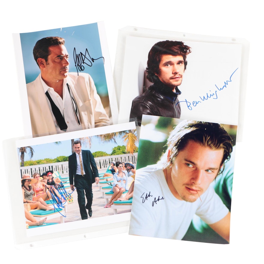 Celebrity Autographs Including Ethan Hawke and Jeffrey Dean Morgan