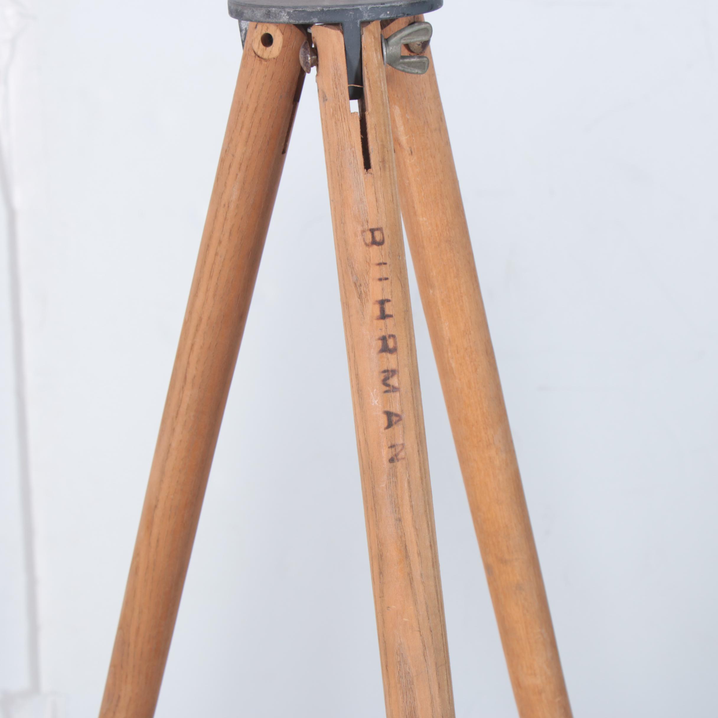 Accura "Quick" and Other Large Wood and Metal Tripods, Early 20th Century