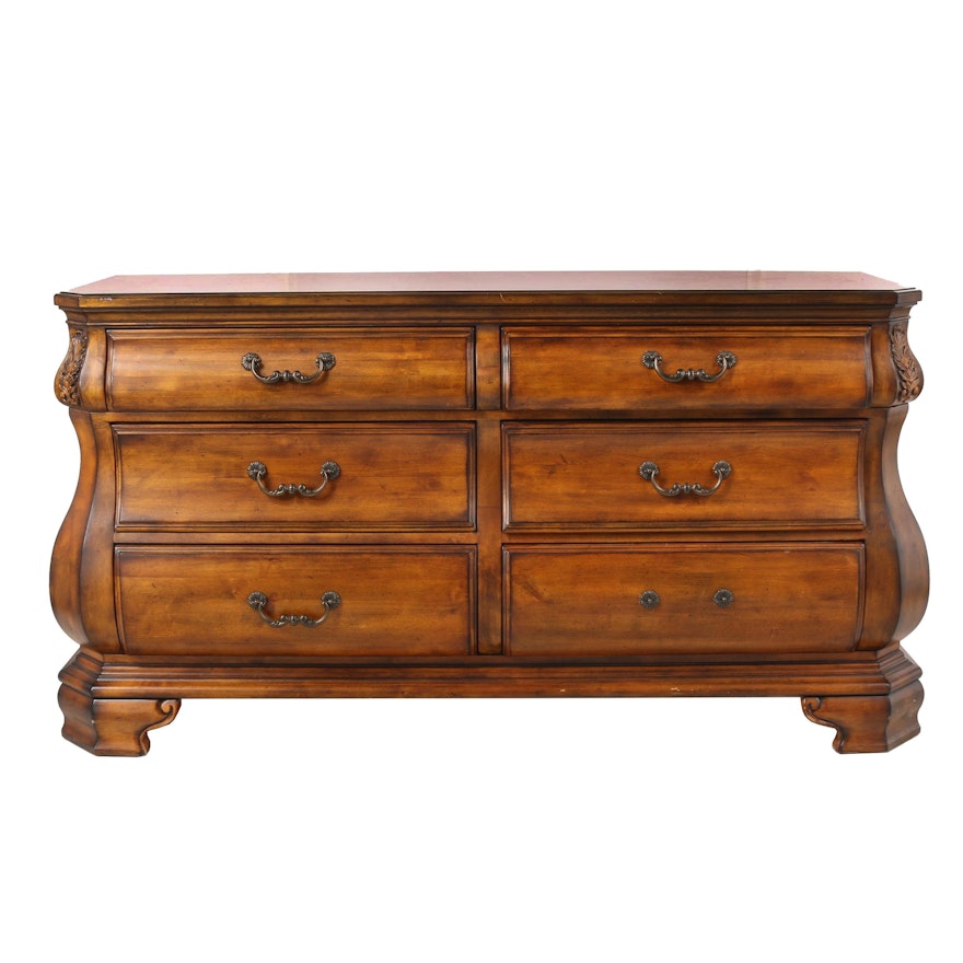 French Provincial Style Bombe Sideboard by Ethan Allen, 21st Century
