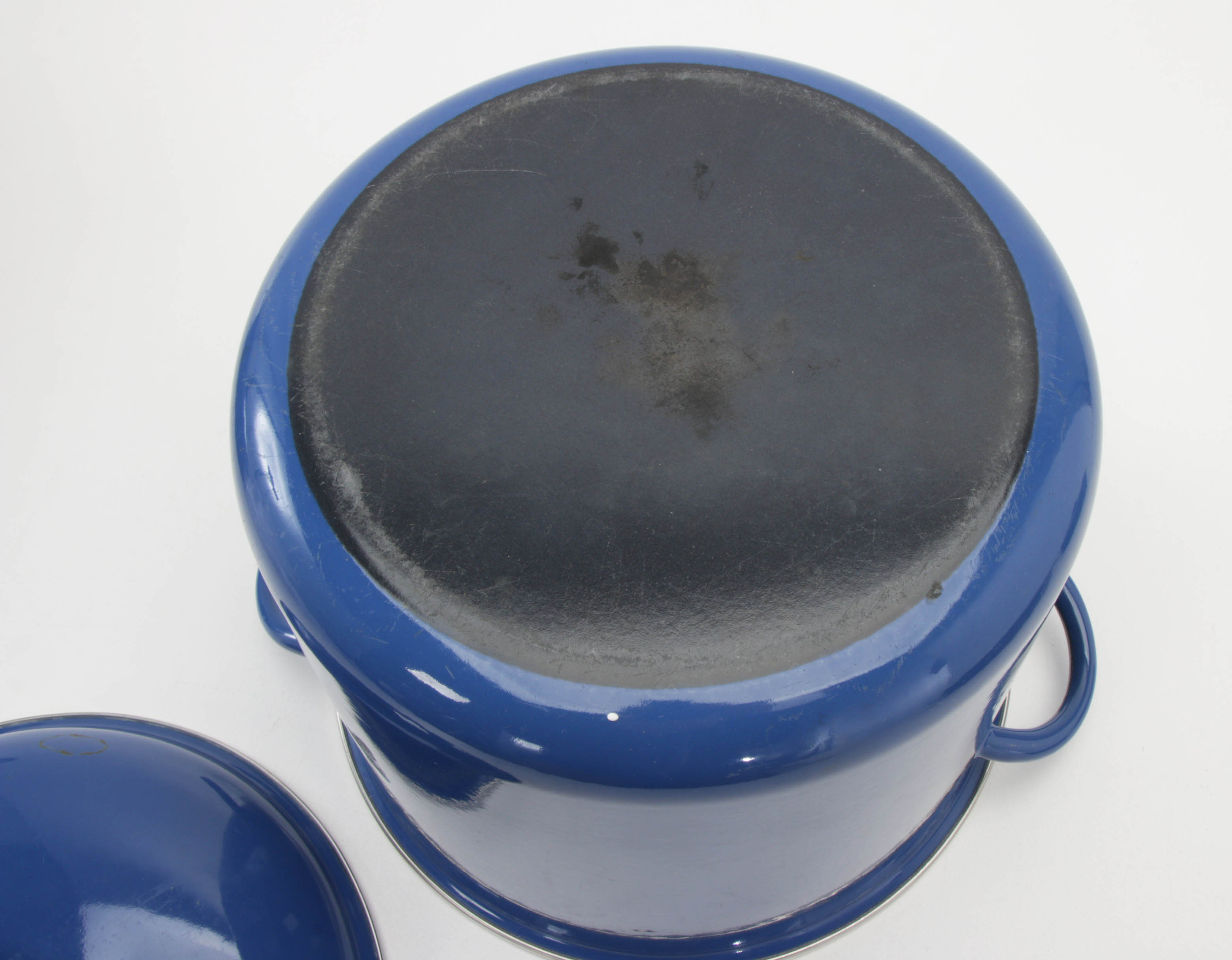 Le Creuset Blue Enameled Cast Iron Cookware
