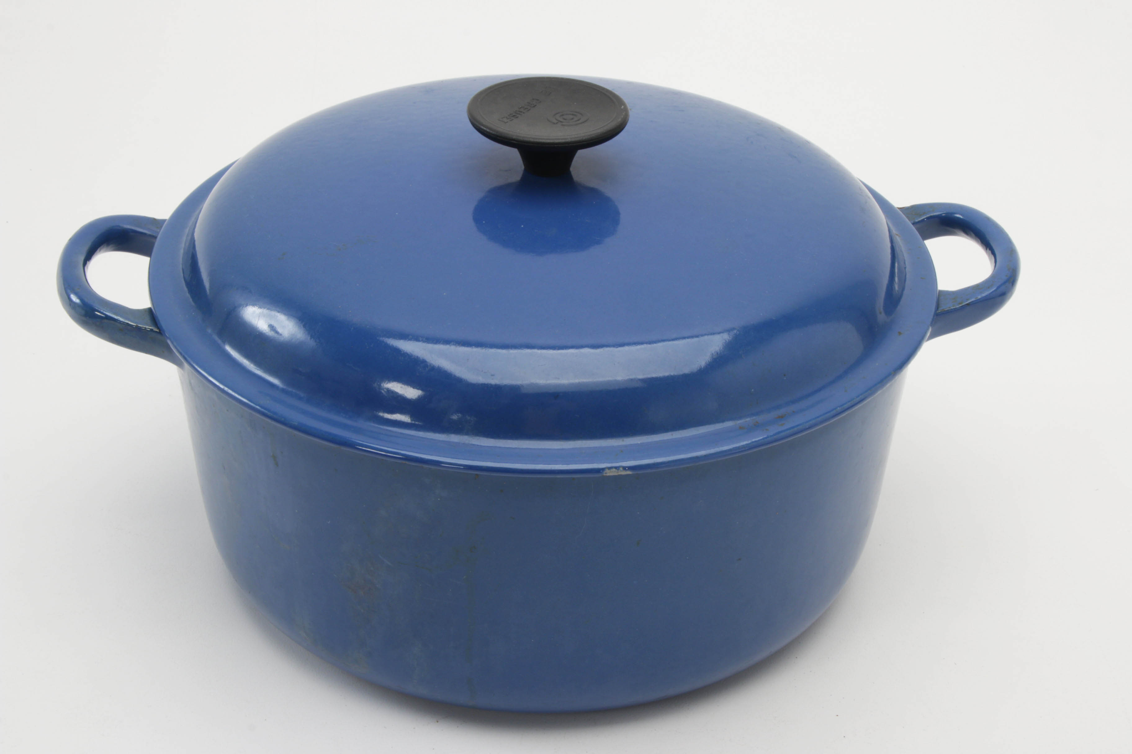 Le Creuset Blue Enameled Cast Iron Cookware