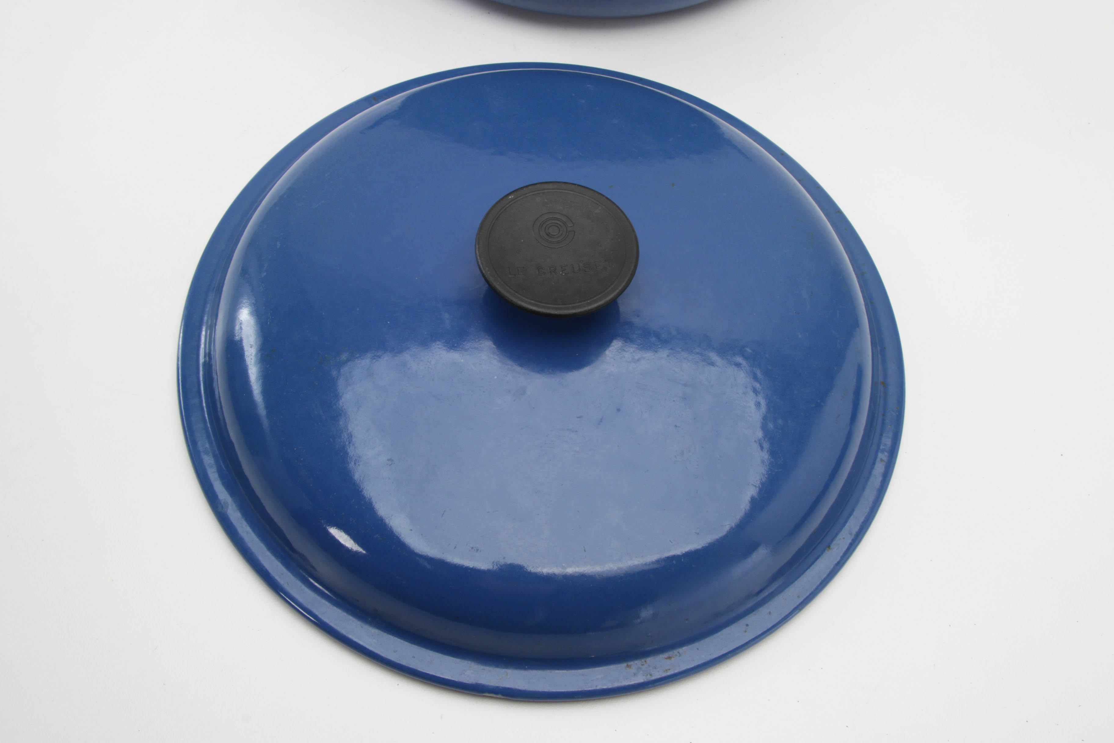 Le Creuset Blue Enameled Cast Iron Cookware
