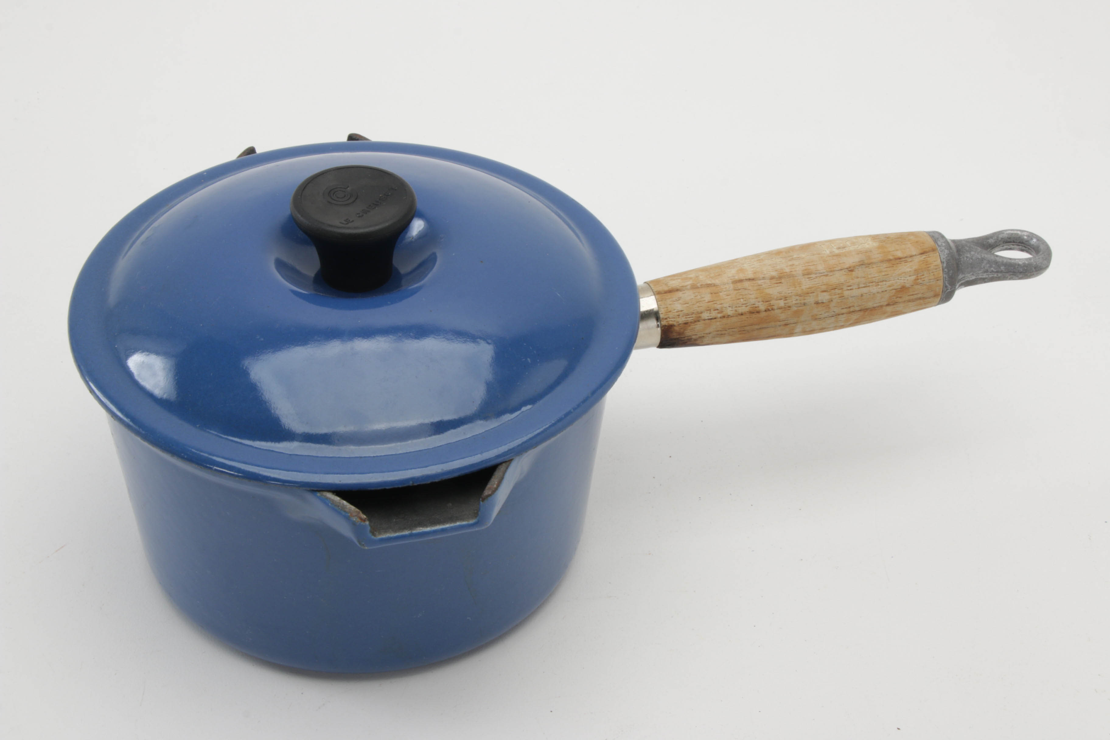 Le Creuset Blue Enameled Cast Iron Cookware
