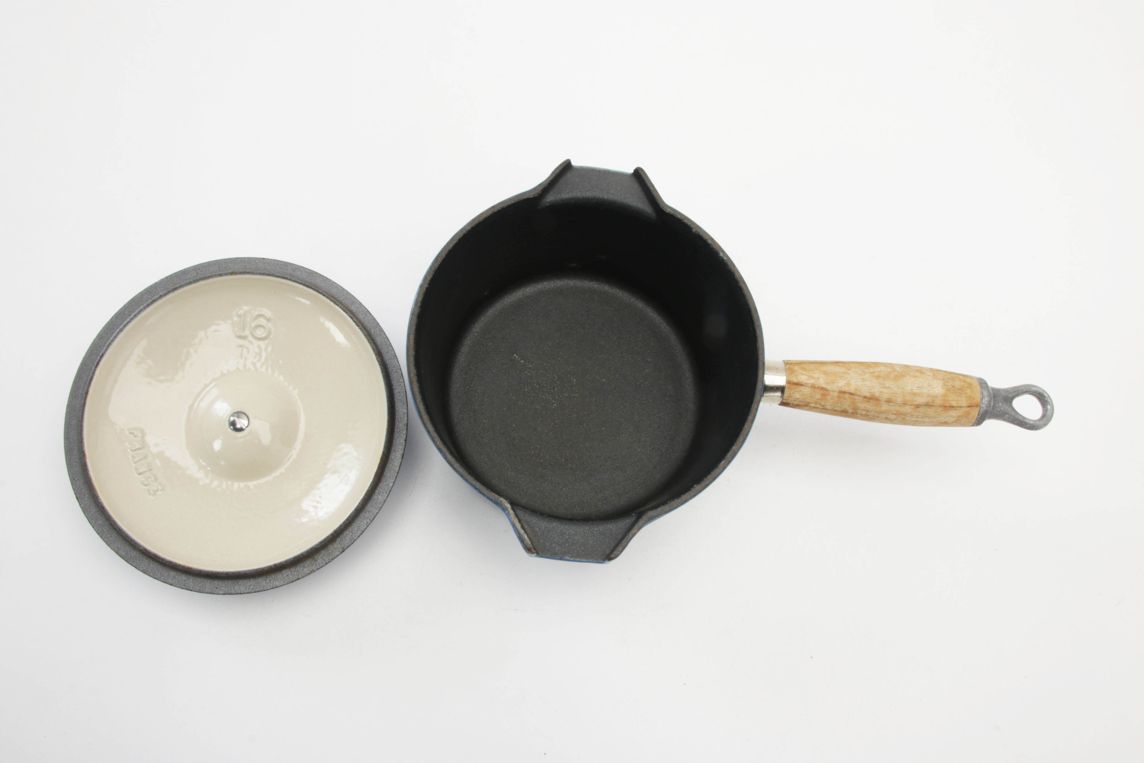 Le Creuset Blue Enameled Cast Iron Cookware