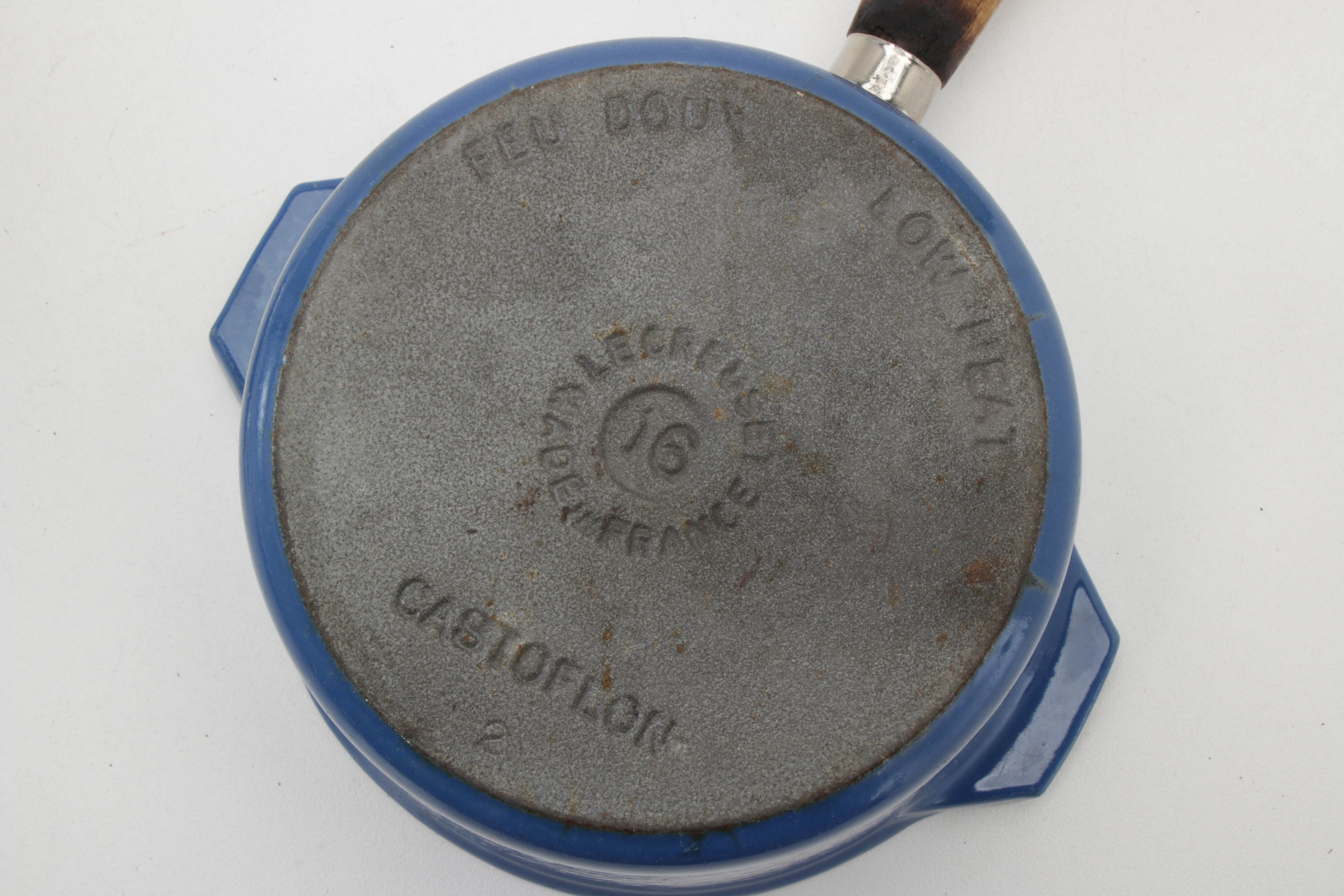Le Creuset Blue Enameled Cast Iron Cookware