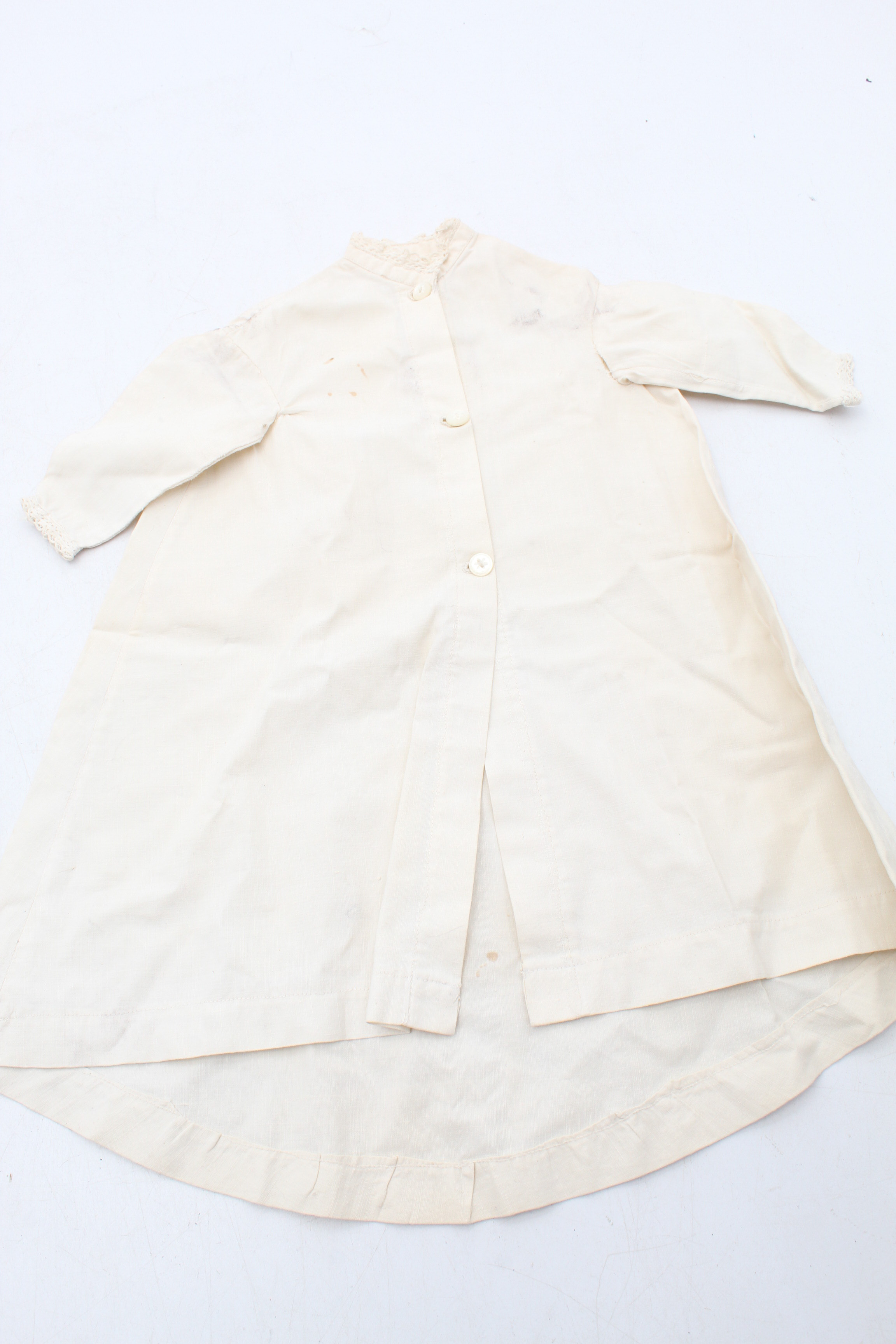 Antique Porcelain, Bisque and Cloth Doll