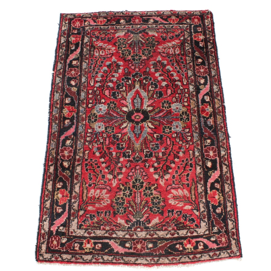 Anitique Hand-Knotted Persian Daragazine Rug, circa 1920