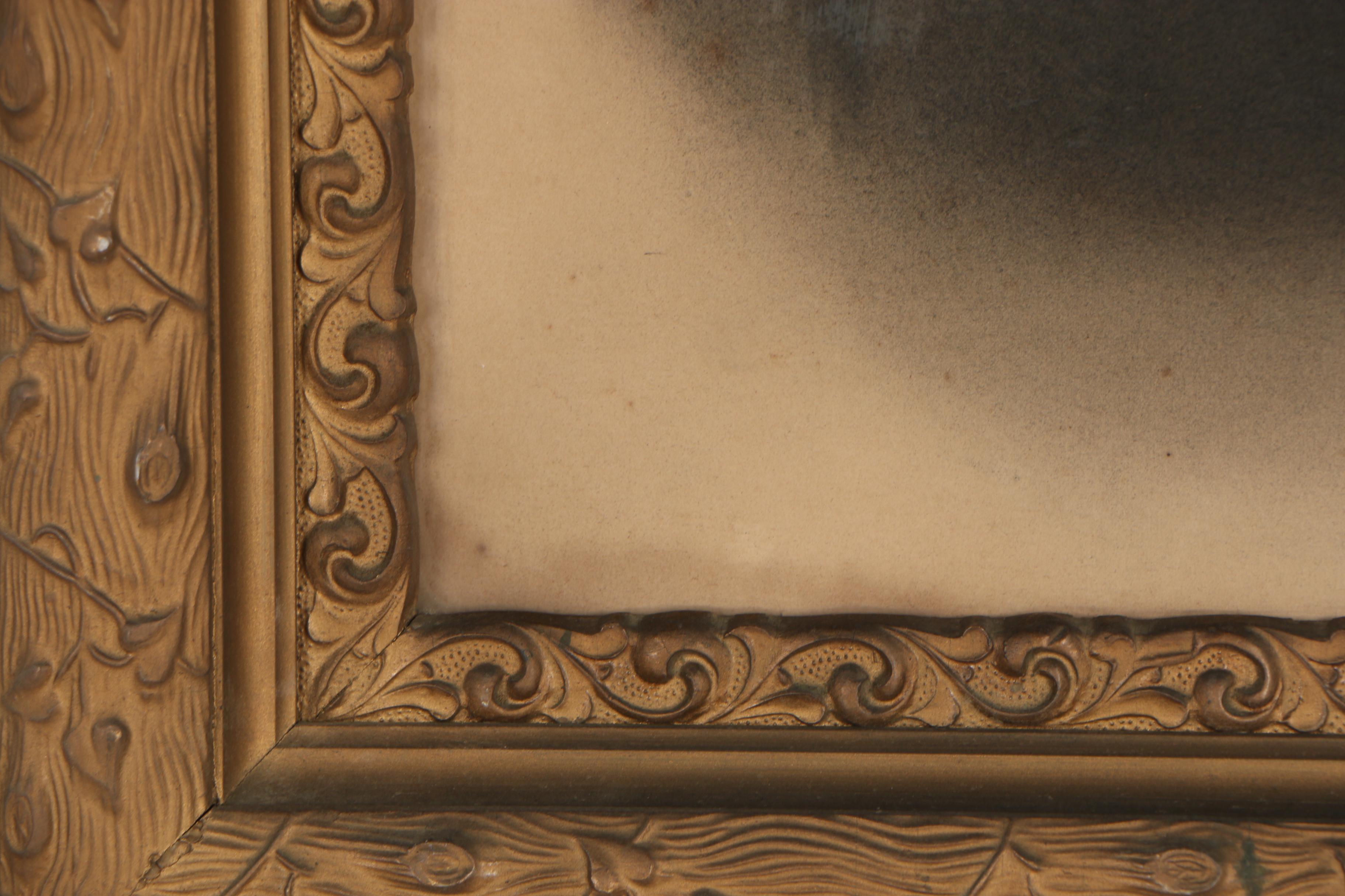 Antique Crayon Enlargement Portrait