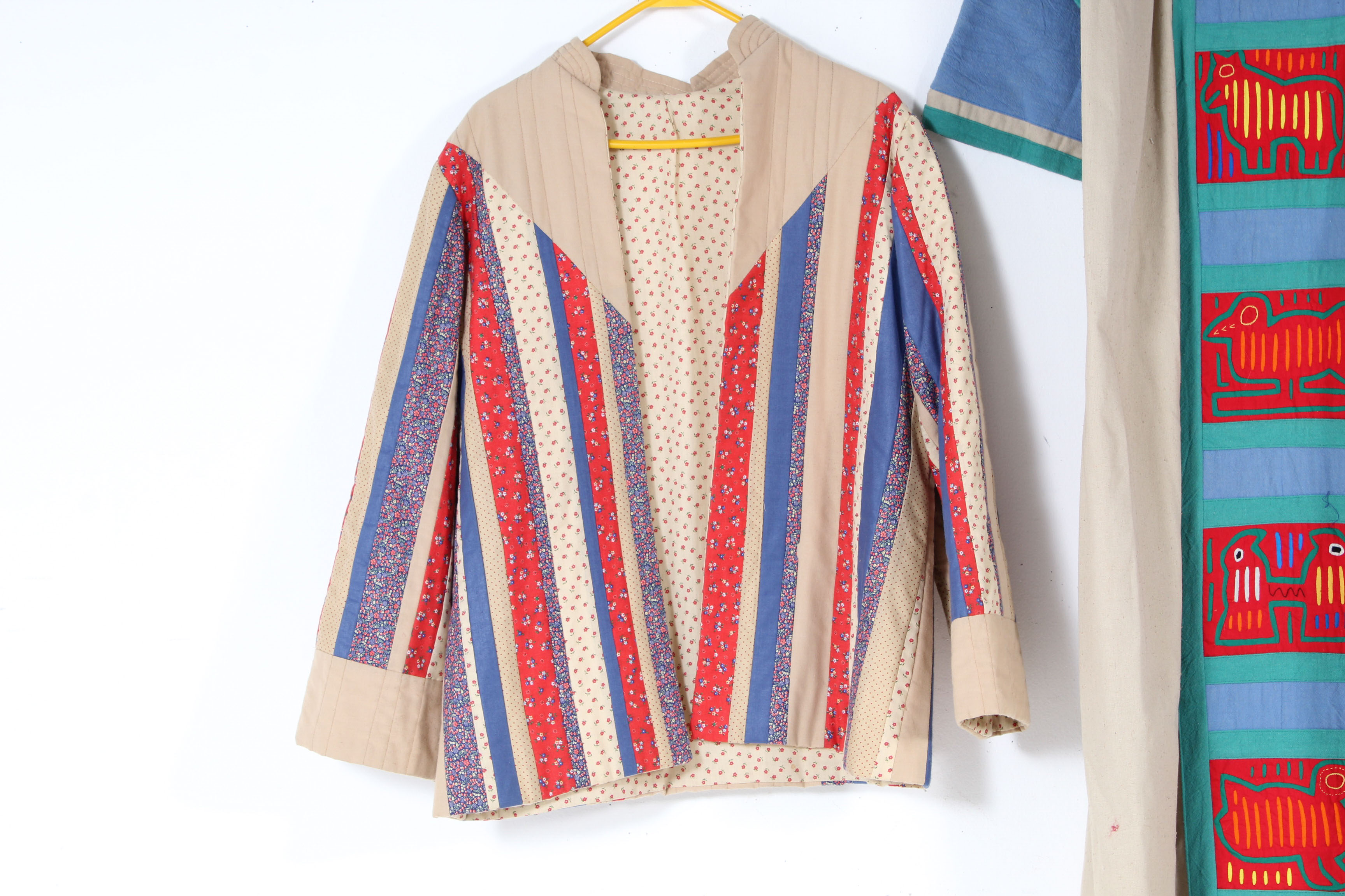 Handcrafted Panamanian Mola Textile Dress and Jacket