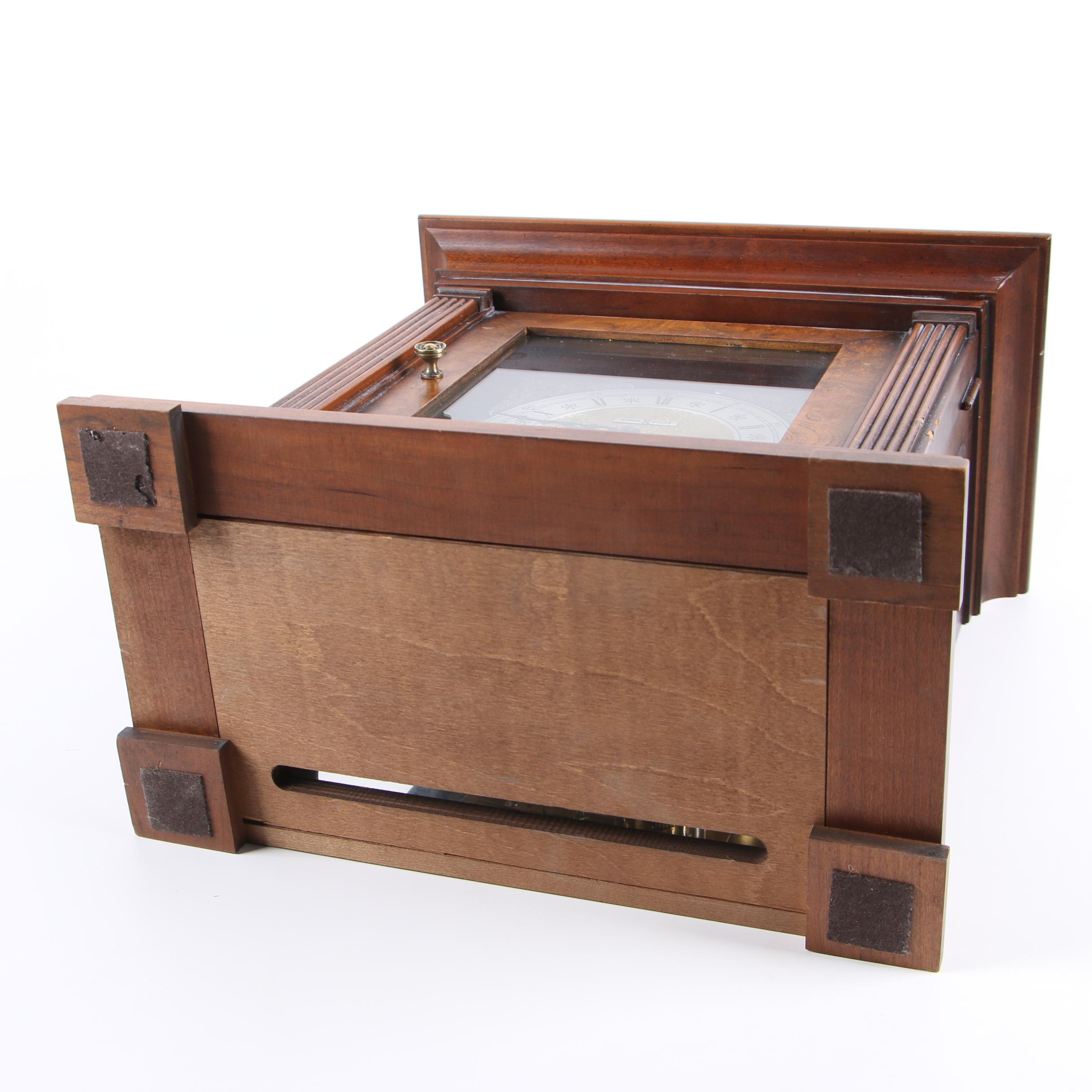 Howard Miller Thomas Tompion Cherry Finished Carriage Mantel Clock