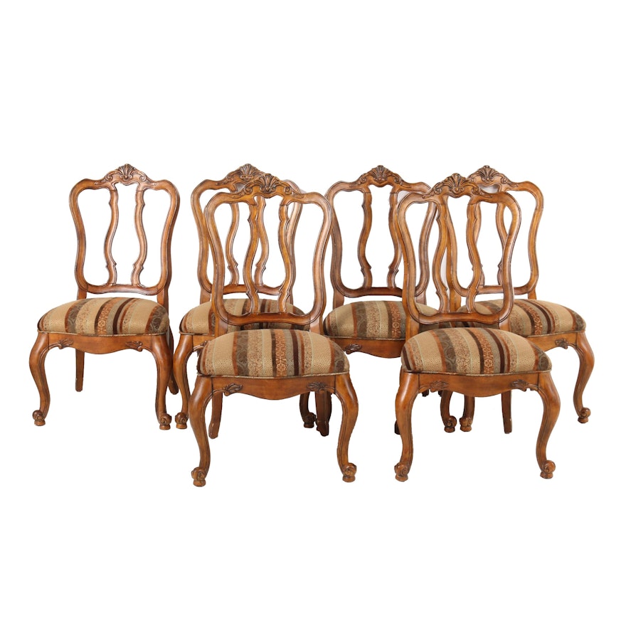 "Tuscany Augustine" Upholstered Side Chairs by Ethan Allen, 21st Century