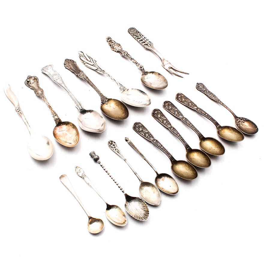 Sterling Silver Flatware Featuring David Andersen, Reed & Barton, Bailey & Co