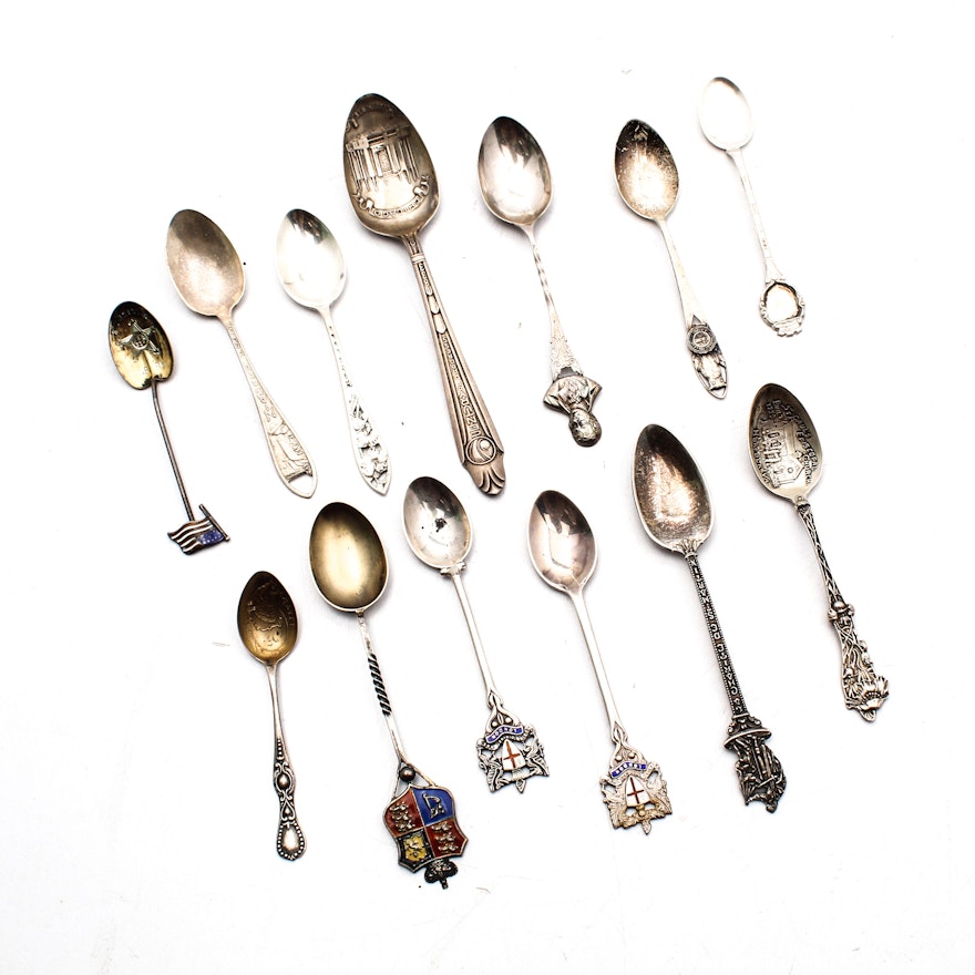 Sterling Silver Souvenir and Demitasse Spoons