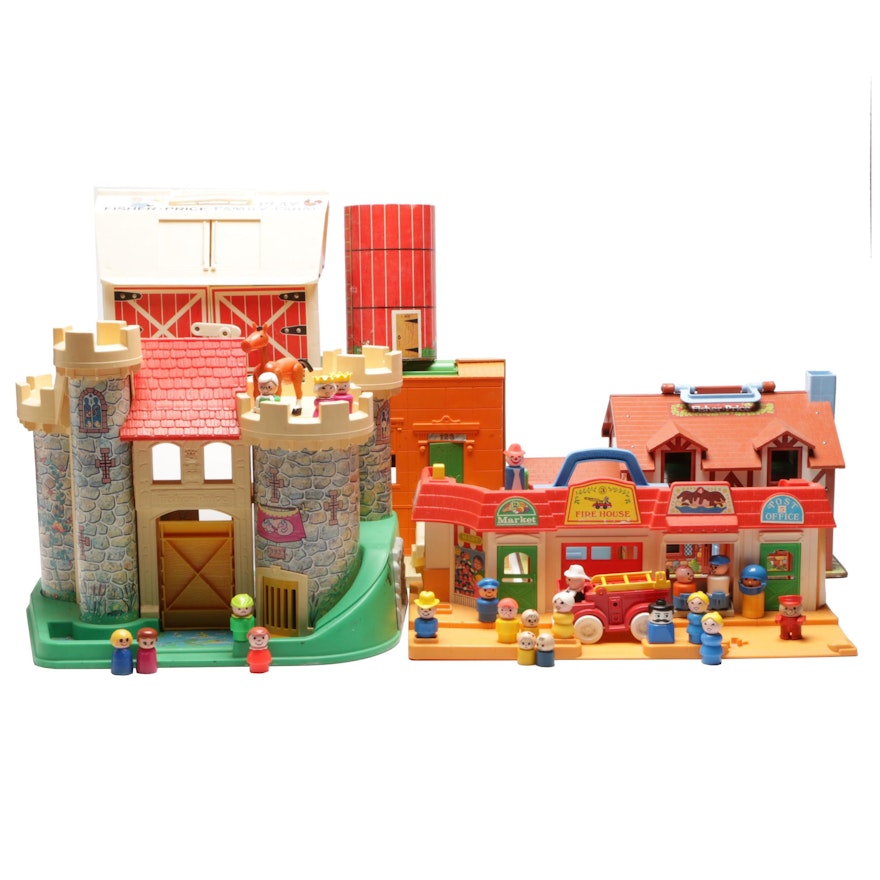 Fisher-Price Little People Play Houses & Sesame Street House by Child Guidance