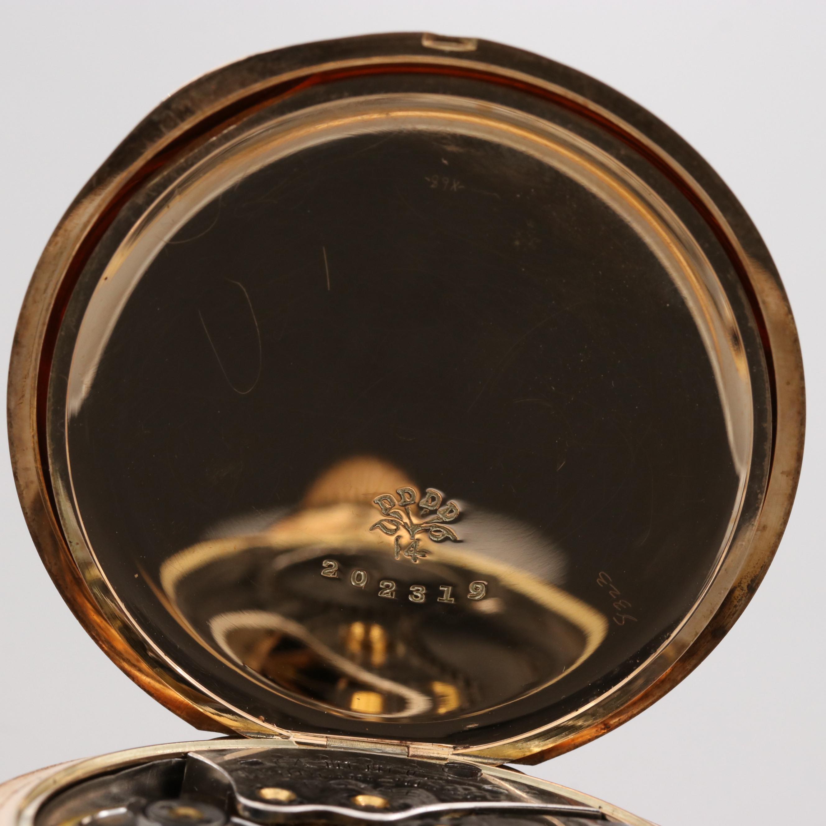 American Waltham Watch Co. 14K Yellow Gold Pocket Watch, Circa 1901