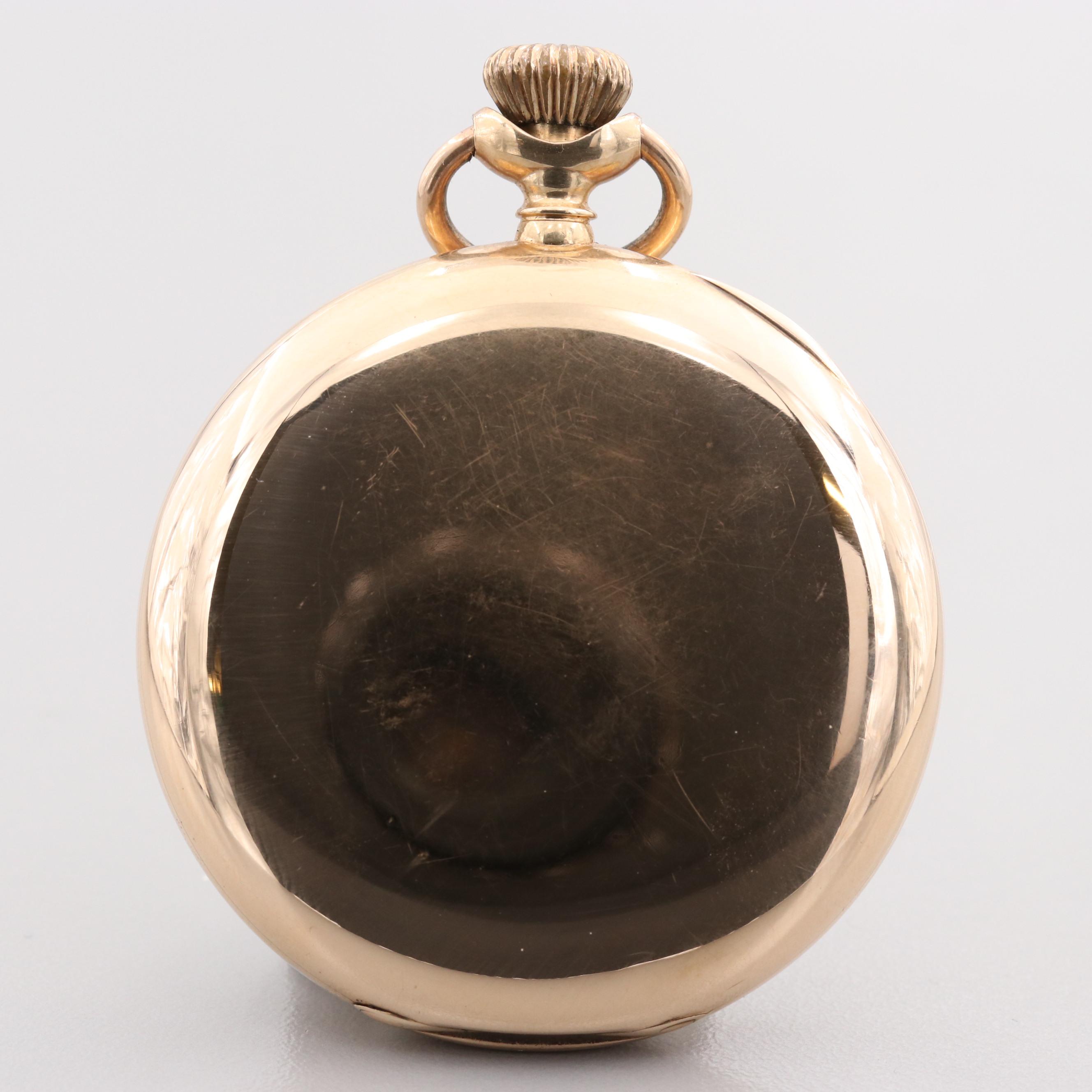 American Waltham Watch Co. 14K Yellow Gold Pocket Watch, Circa 1901