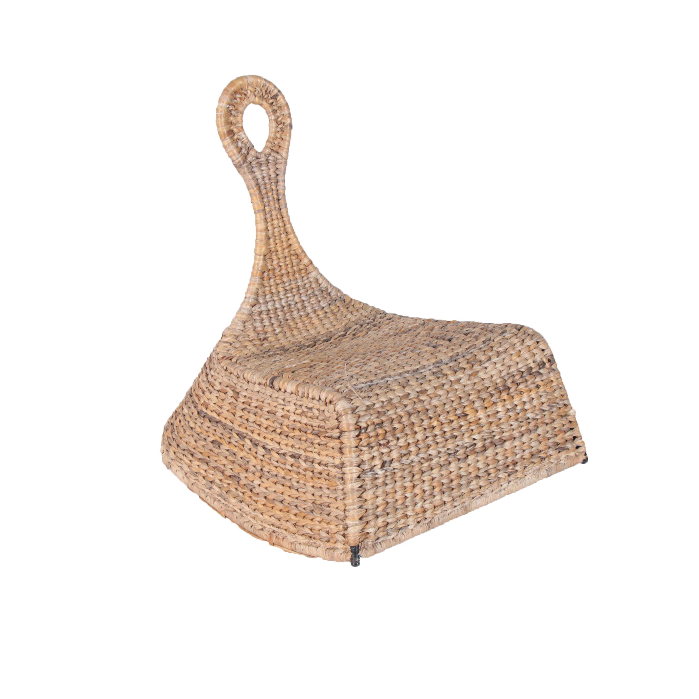 PS GULLHOLMEN Woven Banana Leaf Rocking Chair by IKEA