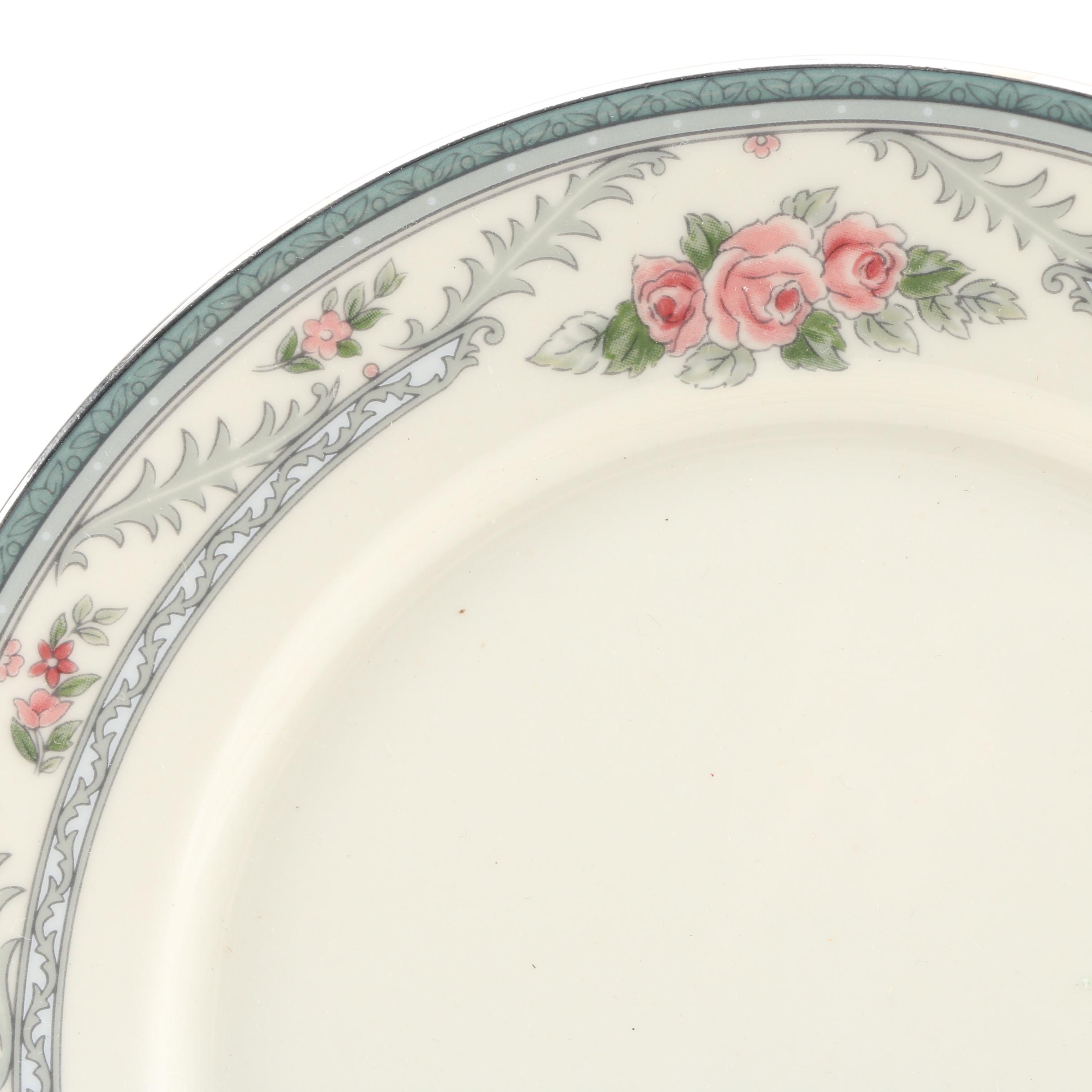 Lenox "Country Romance" Bone China Plates and Saucers