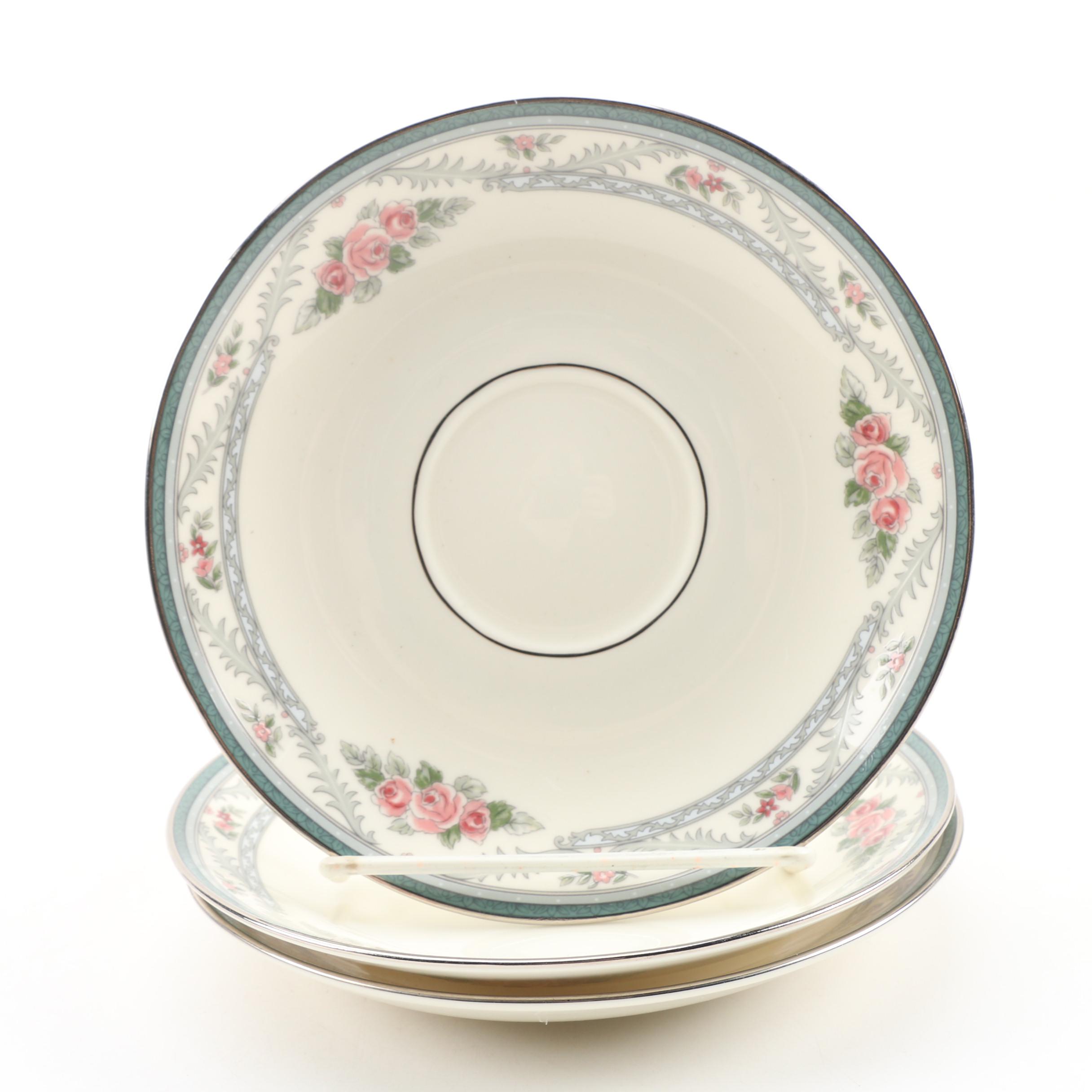 Lenox "Country Romance" Bone China Plates and Saucers