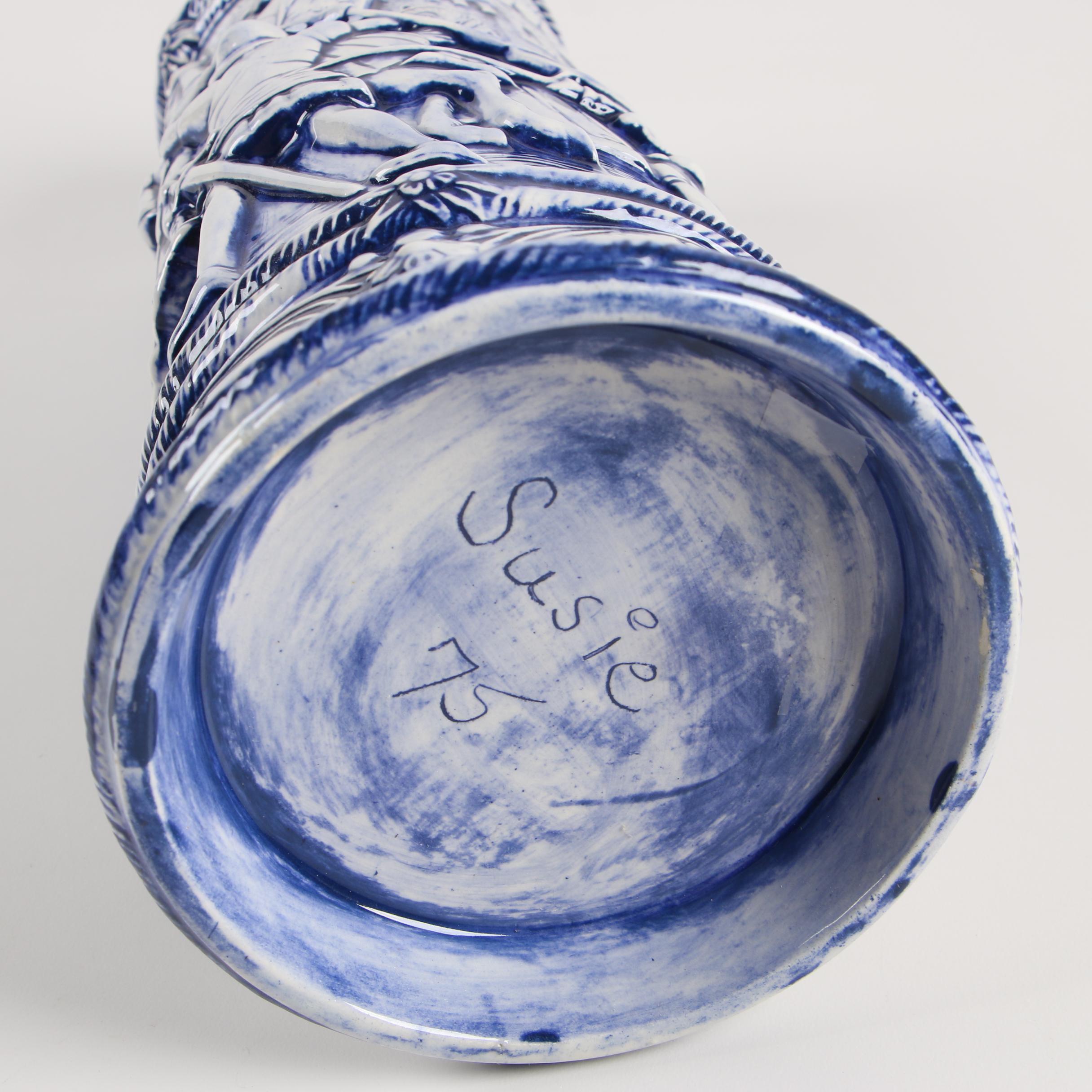 Stangl Pottery Ashtray with Terracotta Pitcher and Oversize Beer Stein