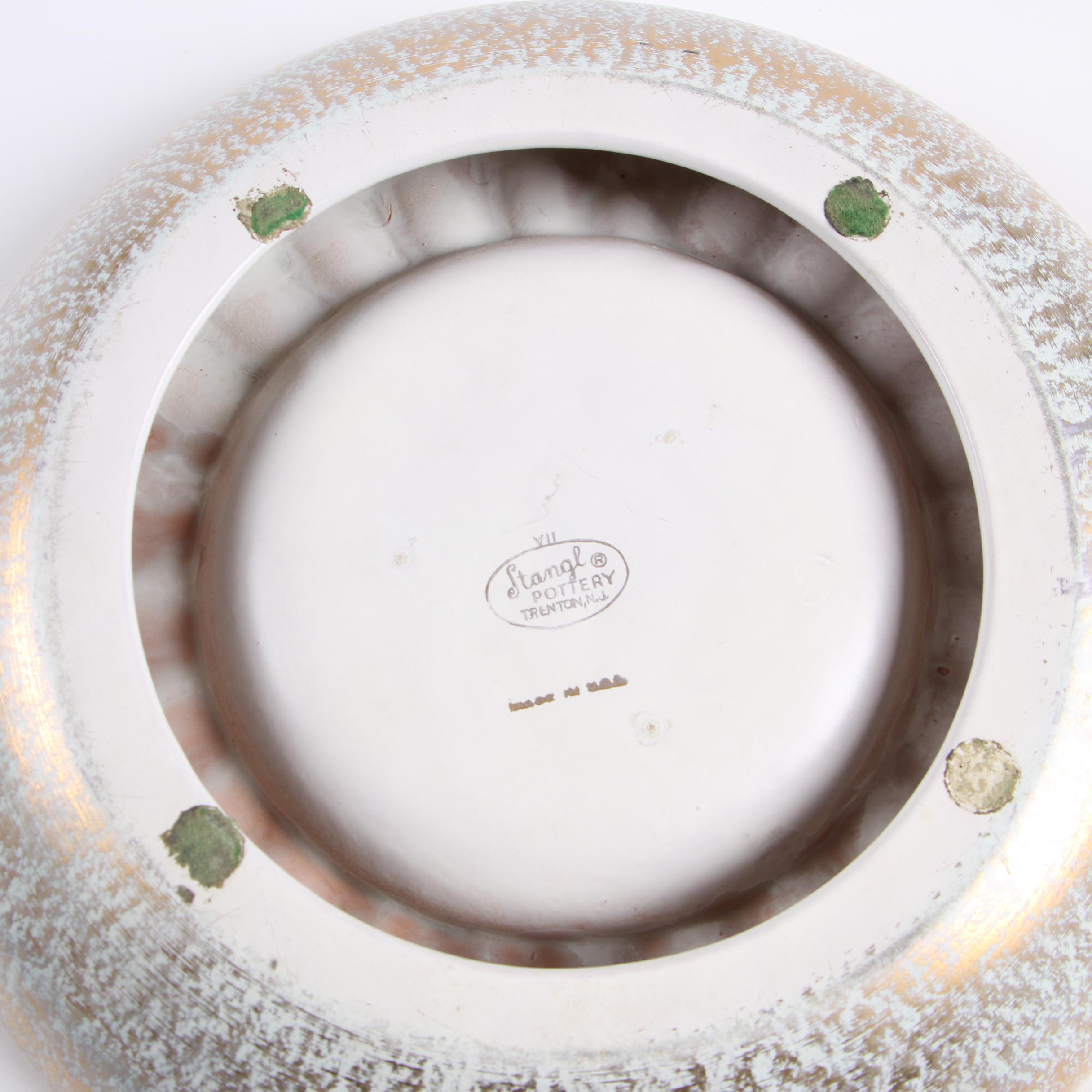 Stangl Pottery Ashtray with Terracotta Pitcher and Oversize Beer Stein