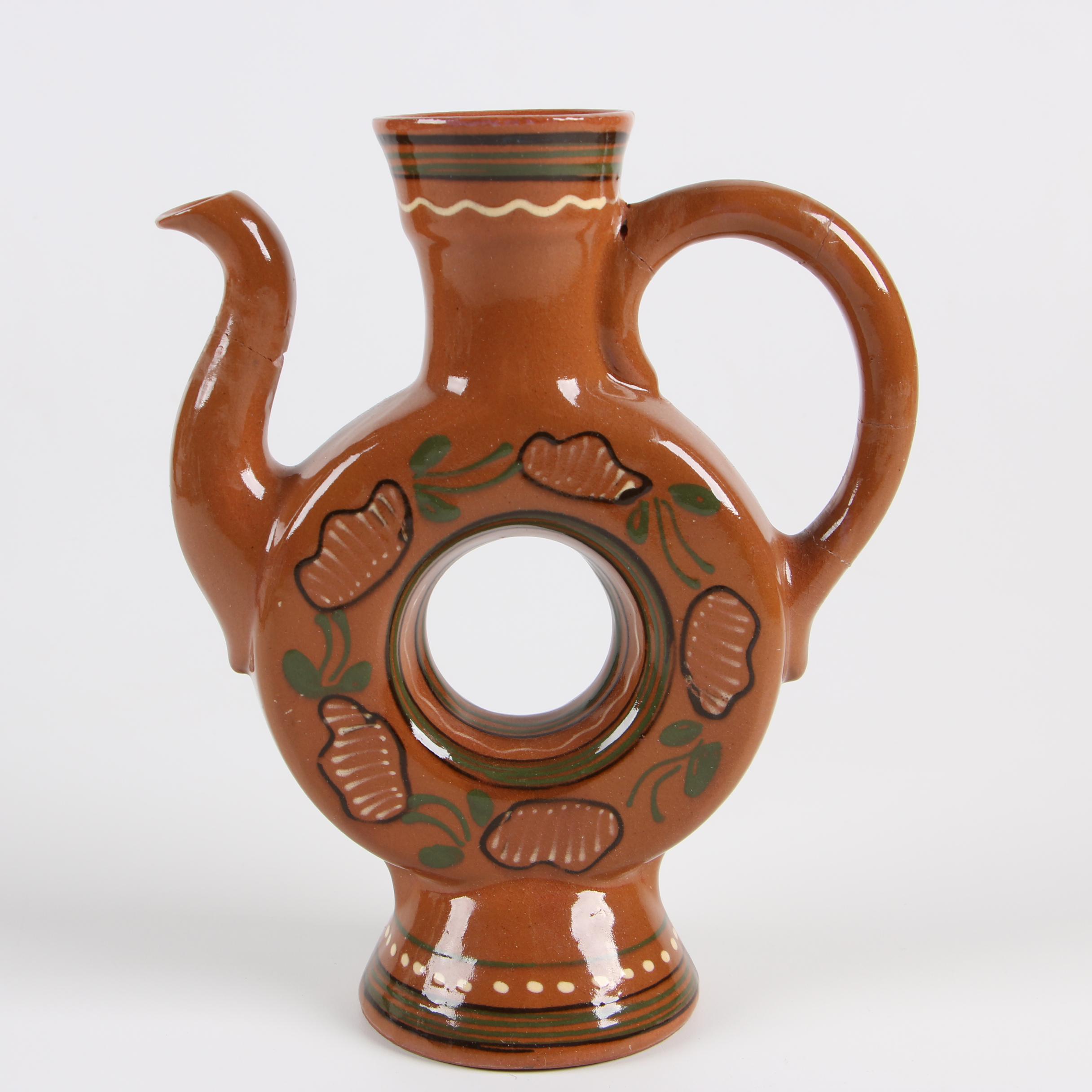 Stangl Pottery Ashtray with Terracotta Pitcher and Oversize Beer Stein