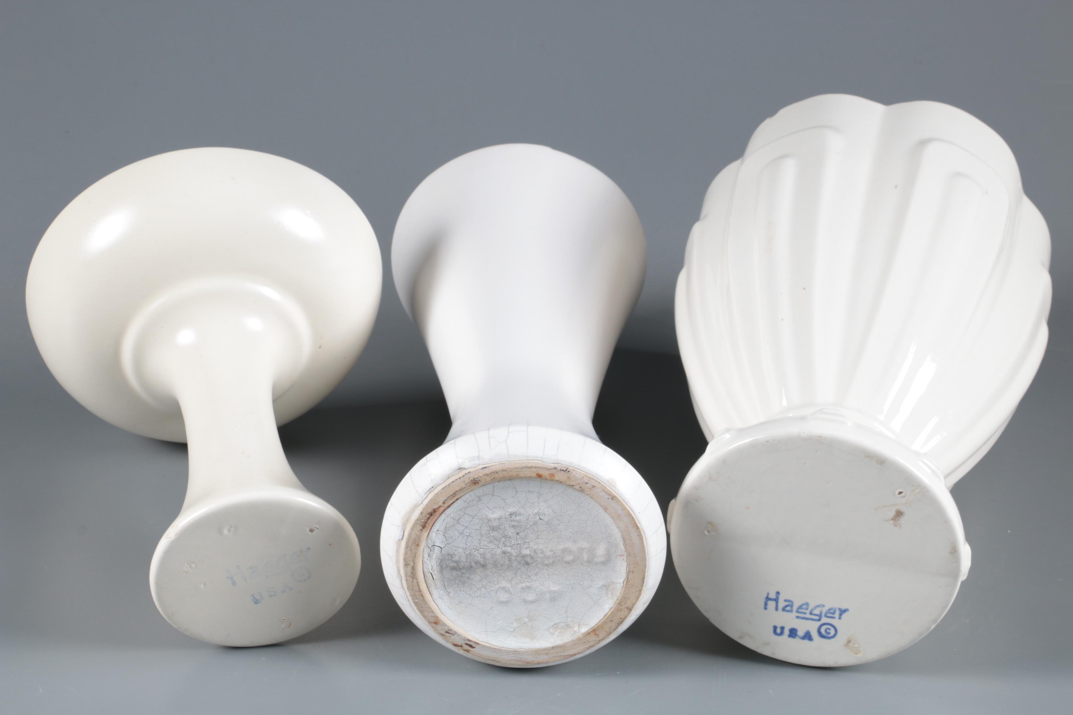 Ceramic Vessels Including McCoy, Haeger and Miramar of California, Mid-Century