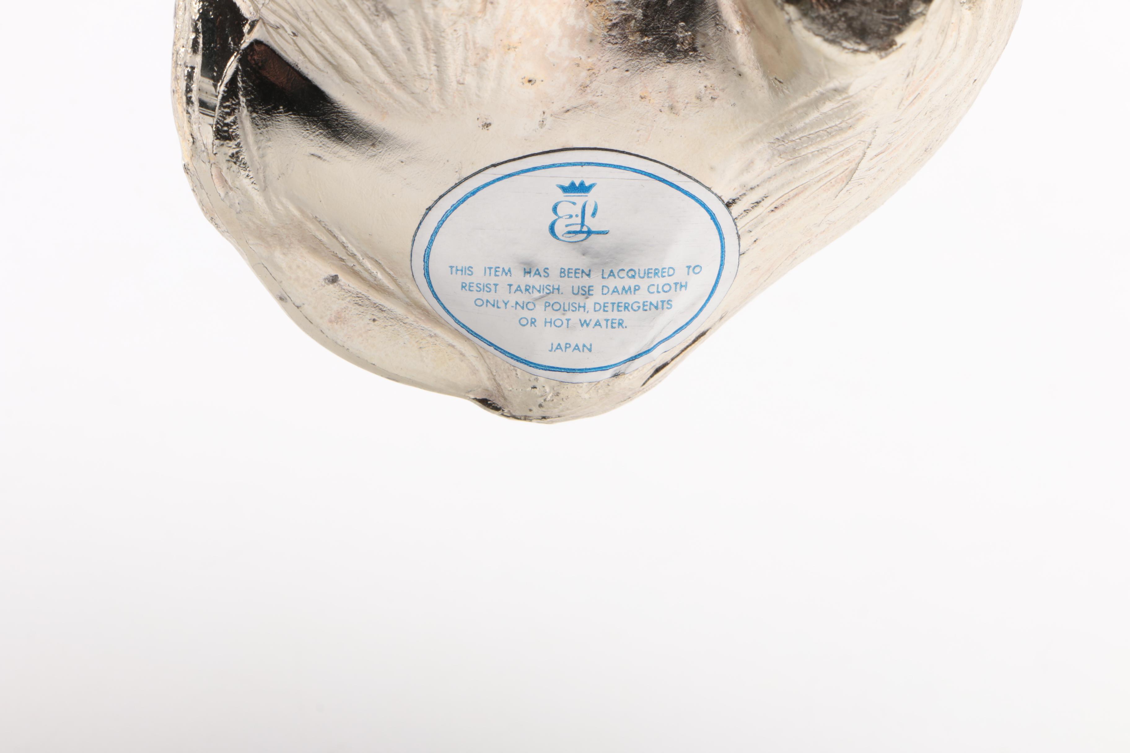 Eisenberg-Lozano Silver Plate Porcupine Toothpick Holder