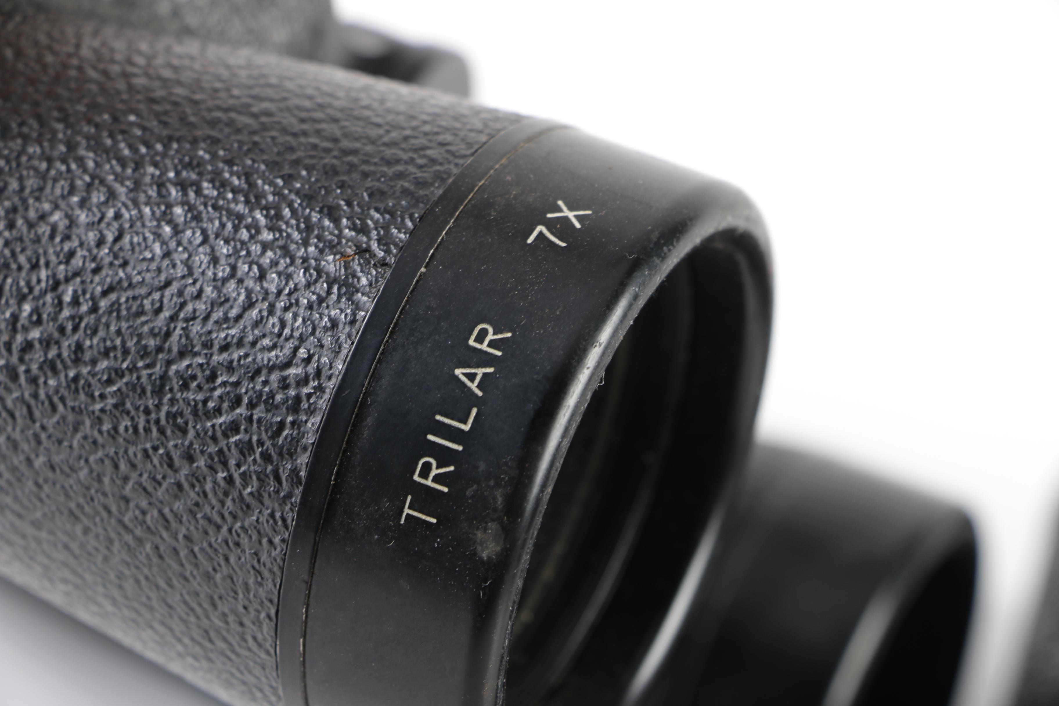 Nash-Kelvinator World War II Era M3 Binoculars with Swift Binoculars and Case