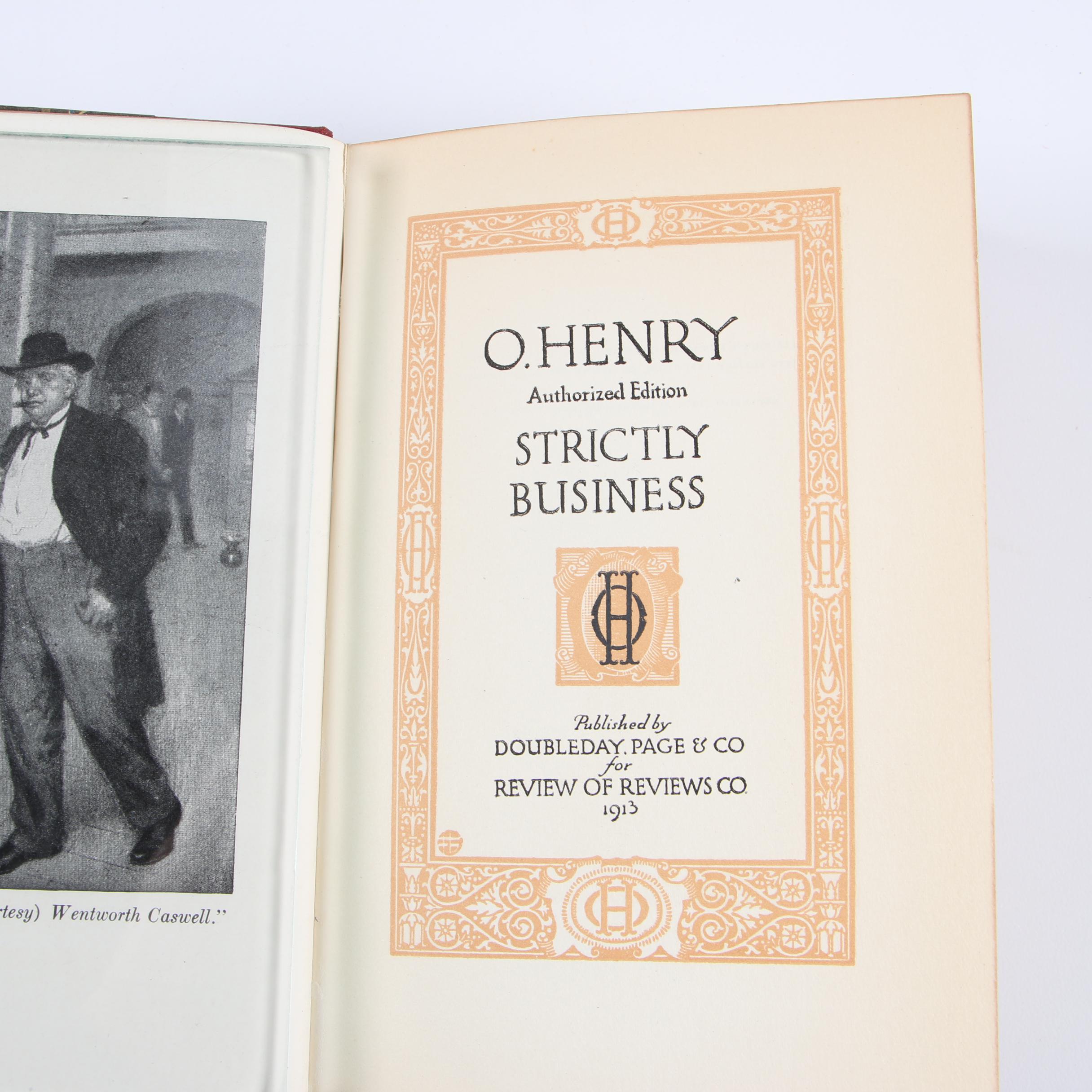 "The Works of O. Henry" Authorized Edition in Twelve Volumes, 1913