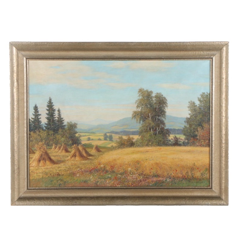 M. Henschke Oil Painting