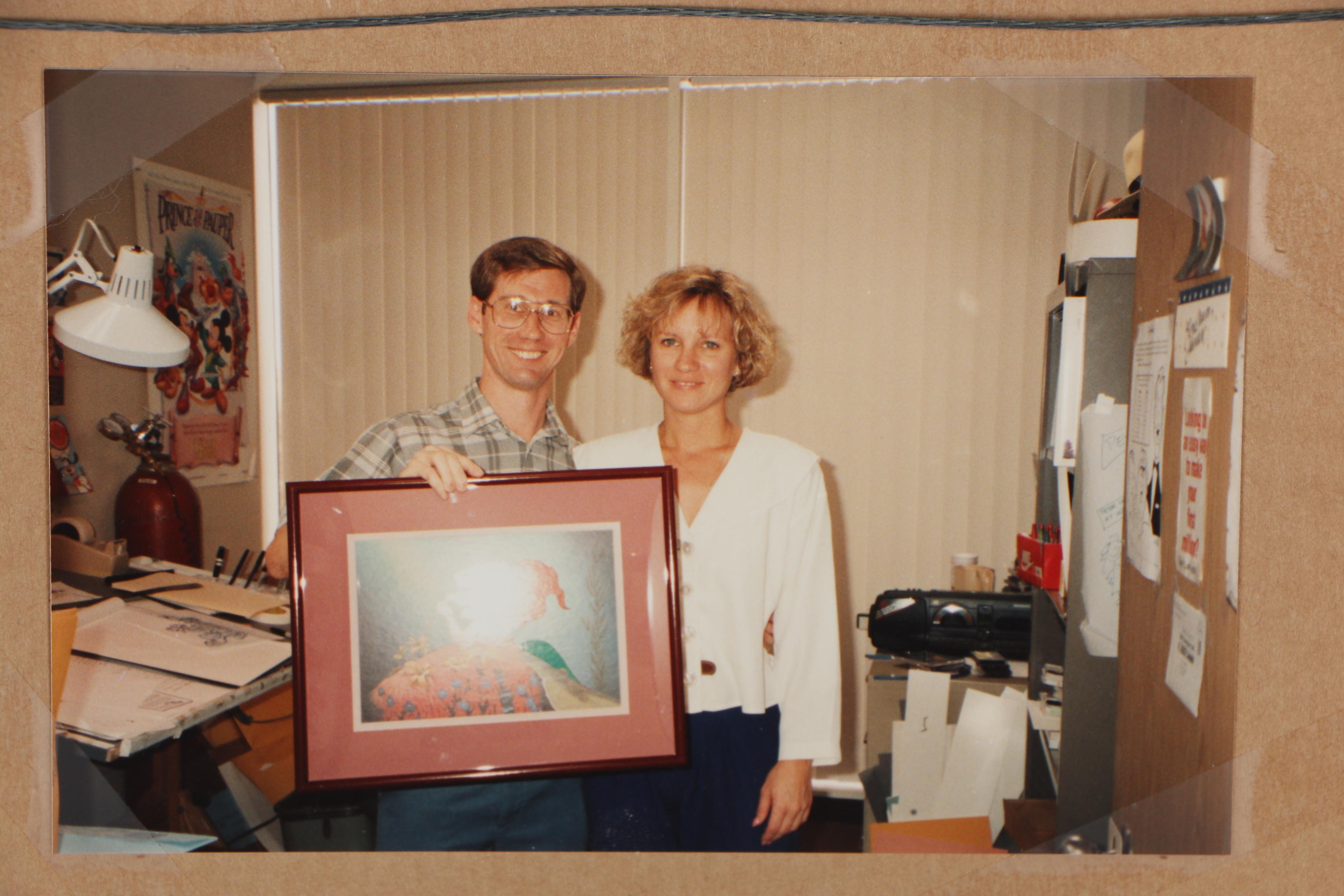 Disney Classic Artwork Collector's Edition Offset Lithograph "Ariel in Love"