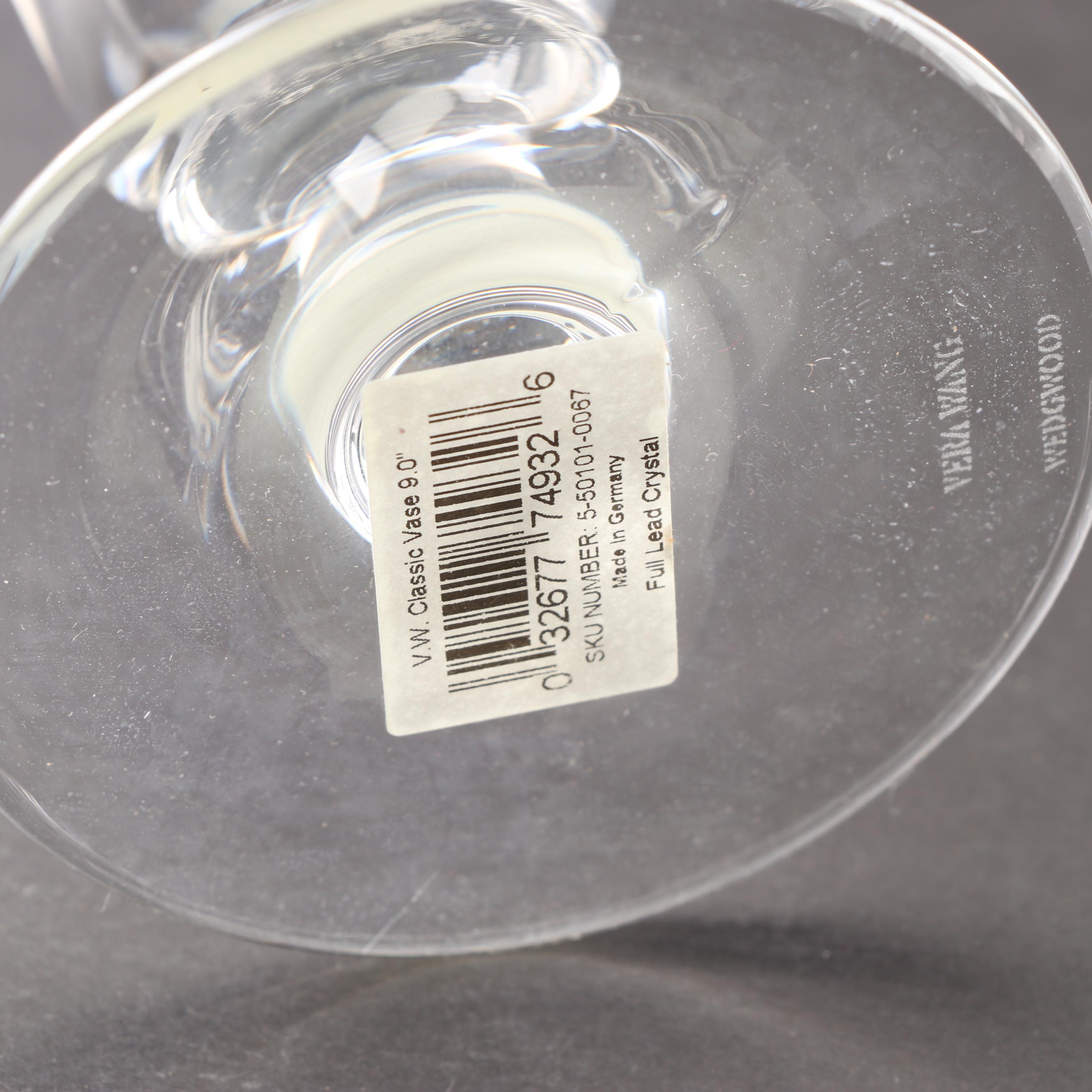 Vera Wang for Wedgwood "Illusion" and "Classic" Crystal Vases