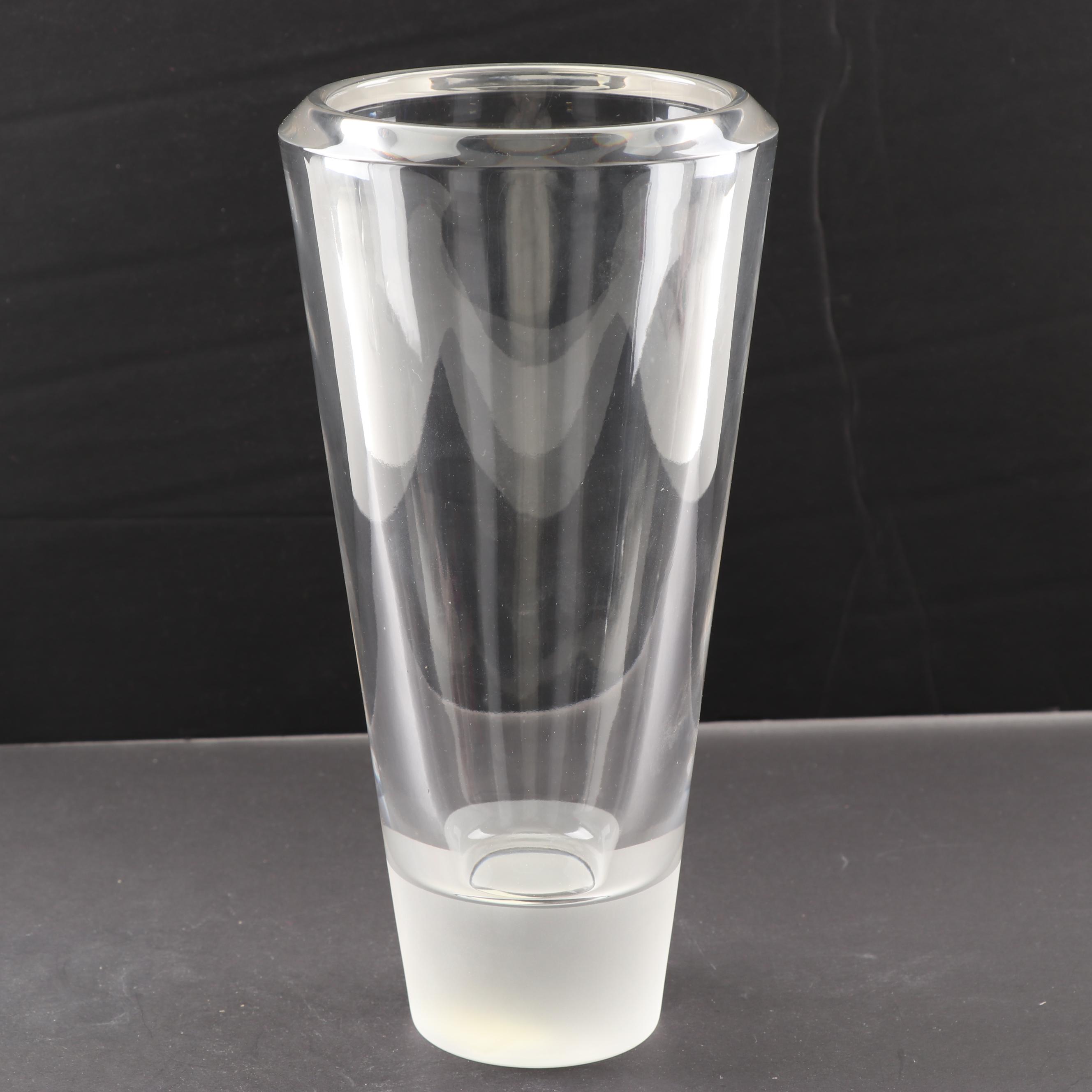 Vera Wang for Wedgwood "Illusion" and "Classic" Crystal Vases