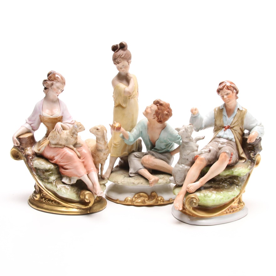 Capodimonte Bruno Merli Figurine Porcelain Figurines