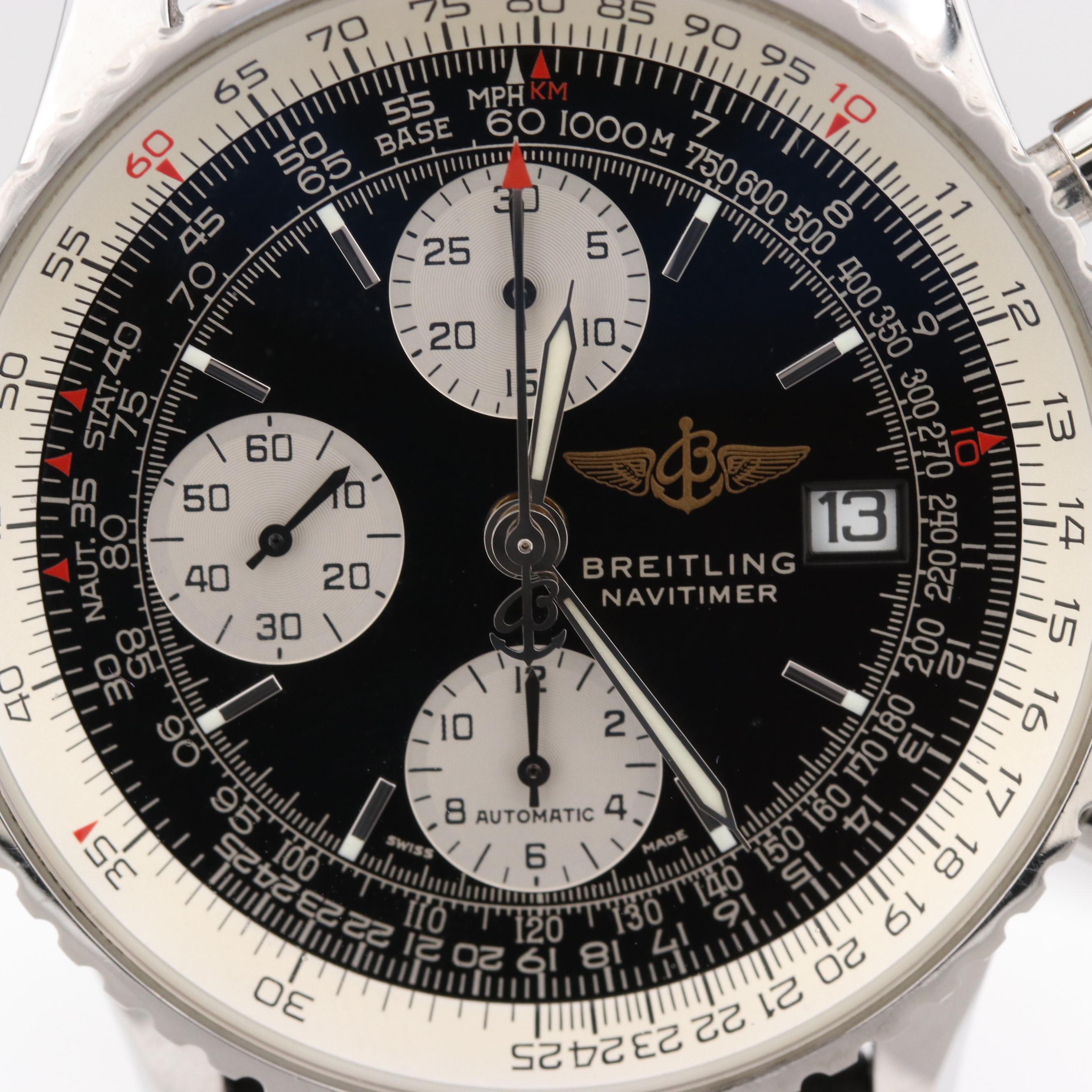 Breitling Old Navitimer II Automatic Chronograph Watch