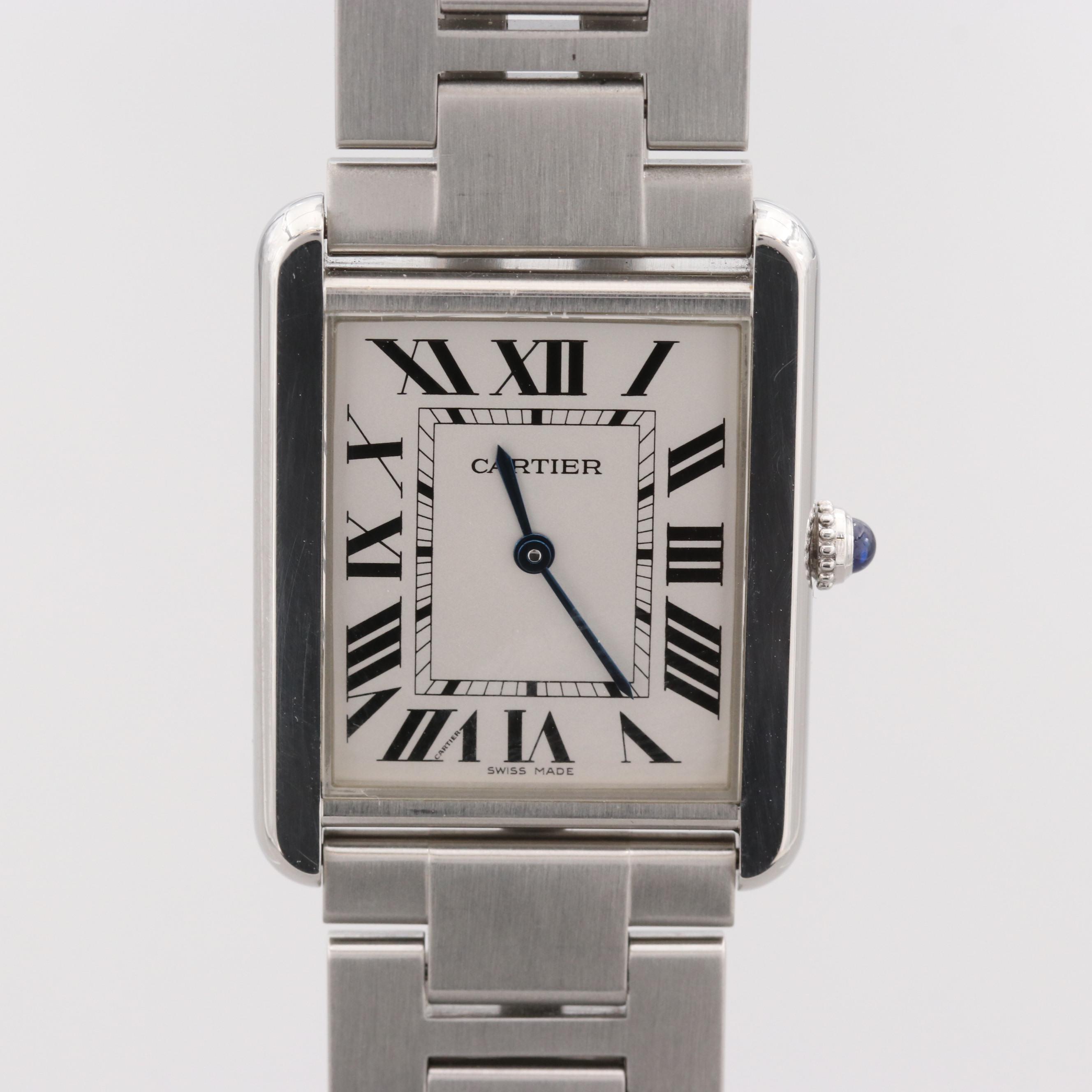 Cartier Tank Solo XL Stainless Steel Quartz Watch