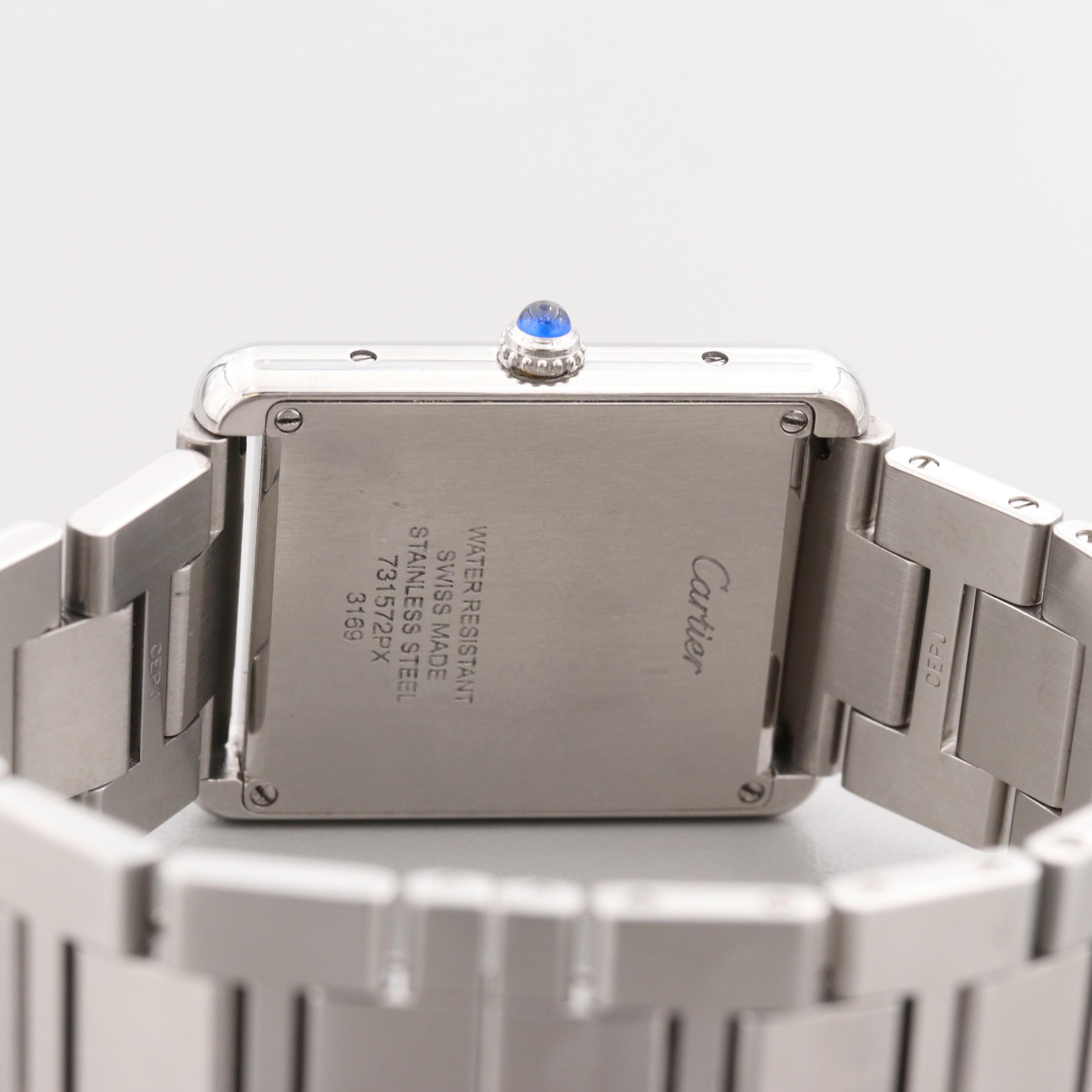 Cartier Tank Solo XL Stainless Steel Quartz Watch