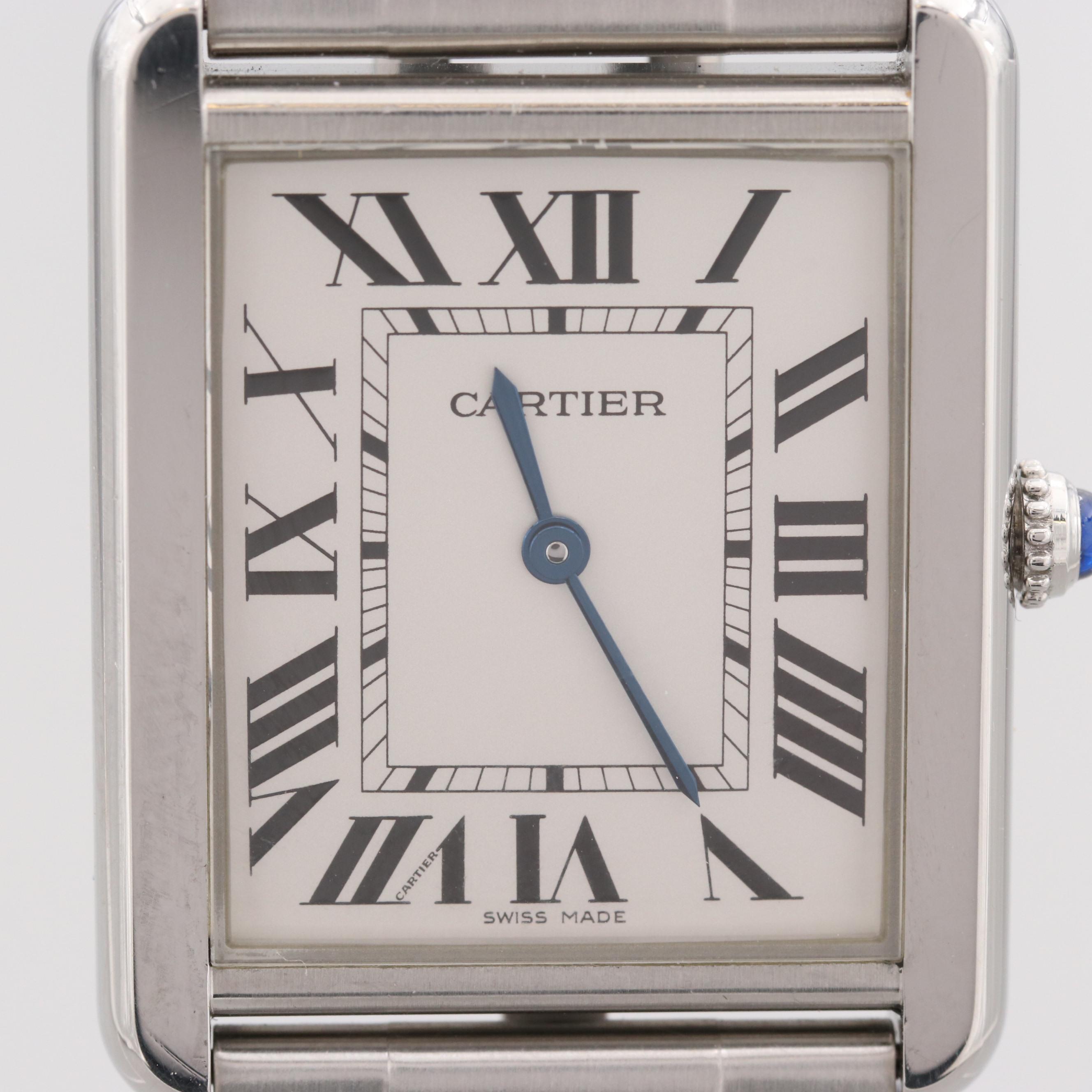 Cartier Tank Solo XL Stainless Steel Quartz Watch