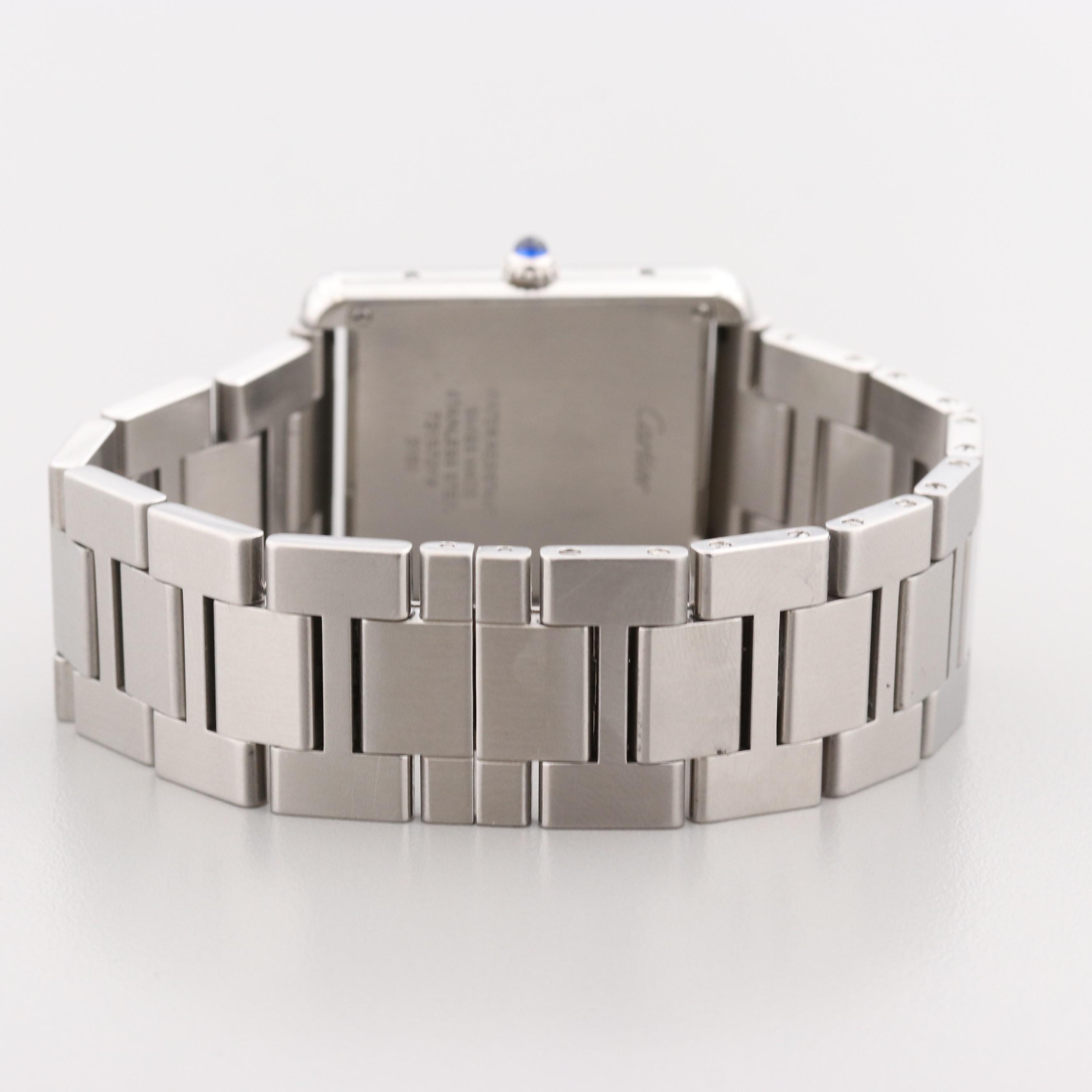 Cartier Tank Solo XL Stainless Steel Quartz Watch